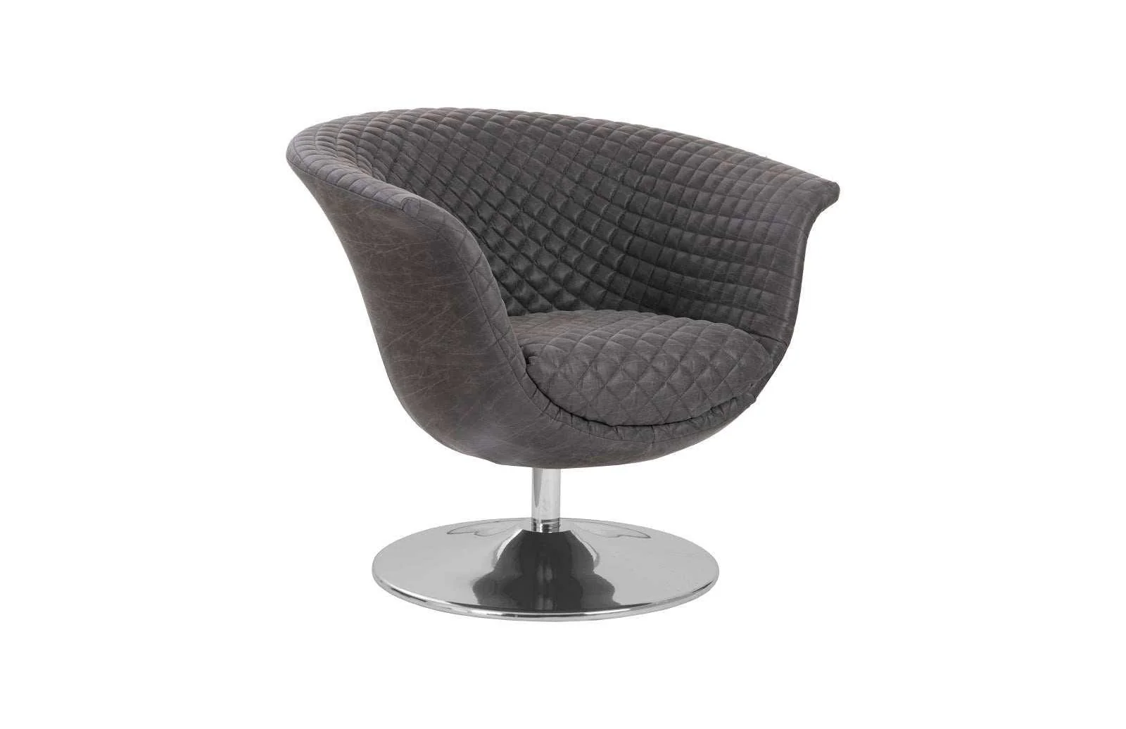 Autumn Swivel Chair, Vintage Dark Gray - Frankwebs