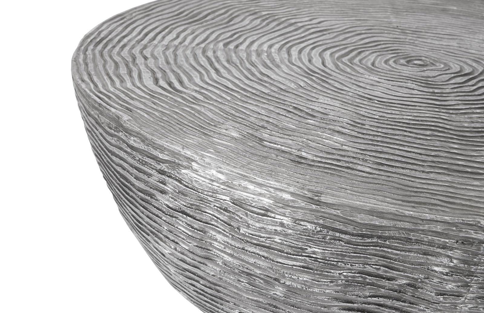 Ripple Coffee Table, Black/Silver, Aluminum - Frankwebs