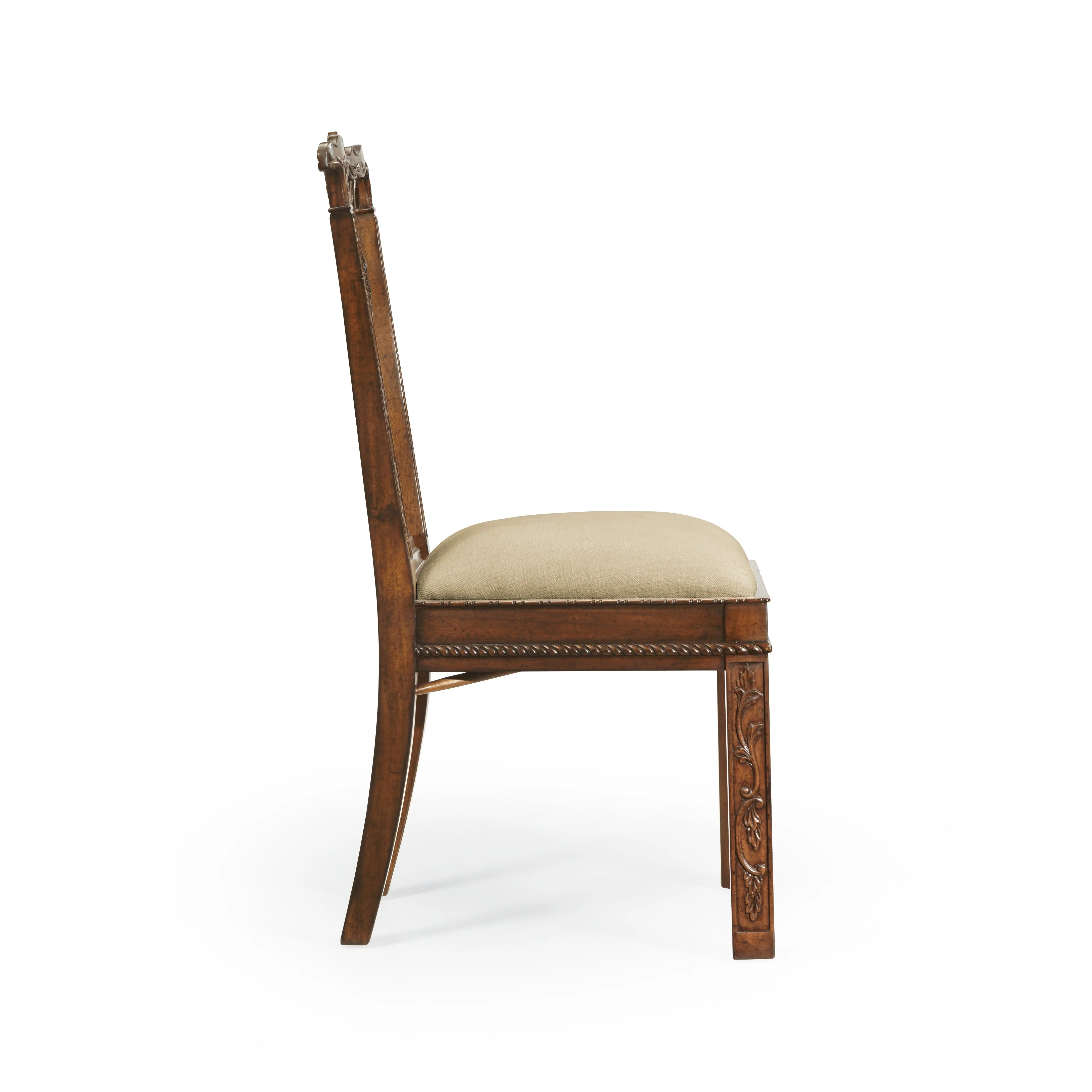 Country Farmhouse Chippendale Rococo Quatrefoil Side Chair - Set of 2 - Frankwebs