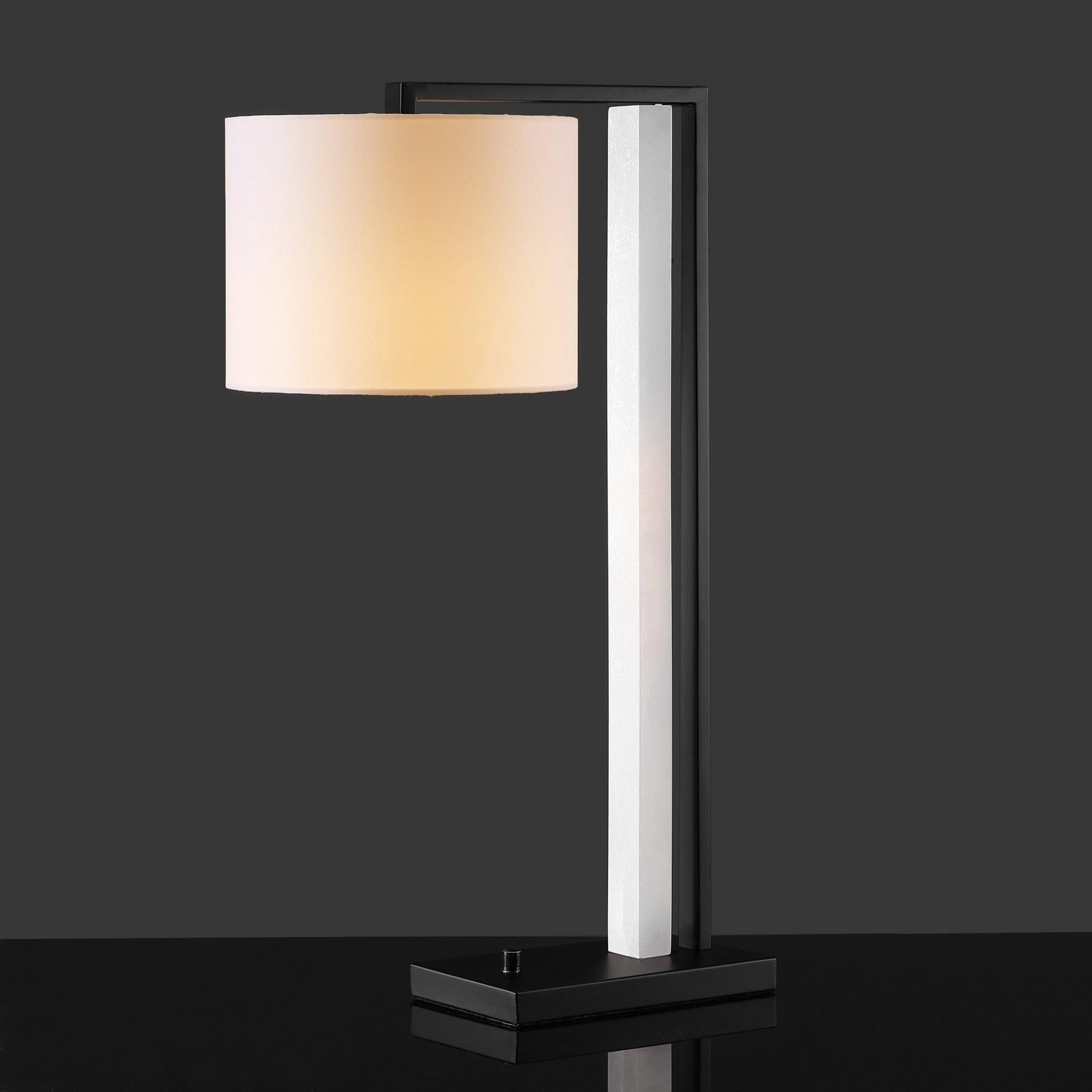 KATRYNA ALABASTER AND METAL TABLE LAMP - Frankwebs