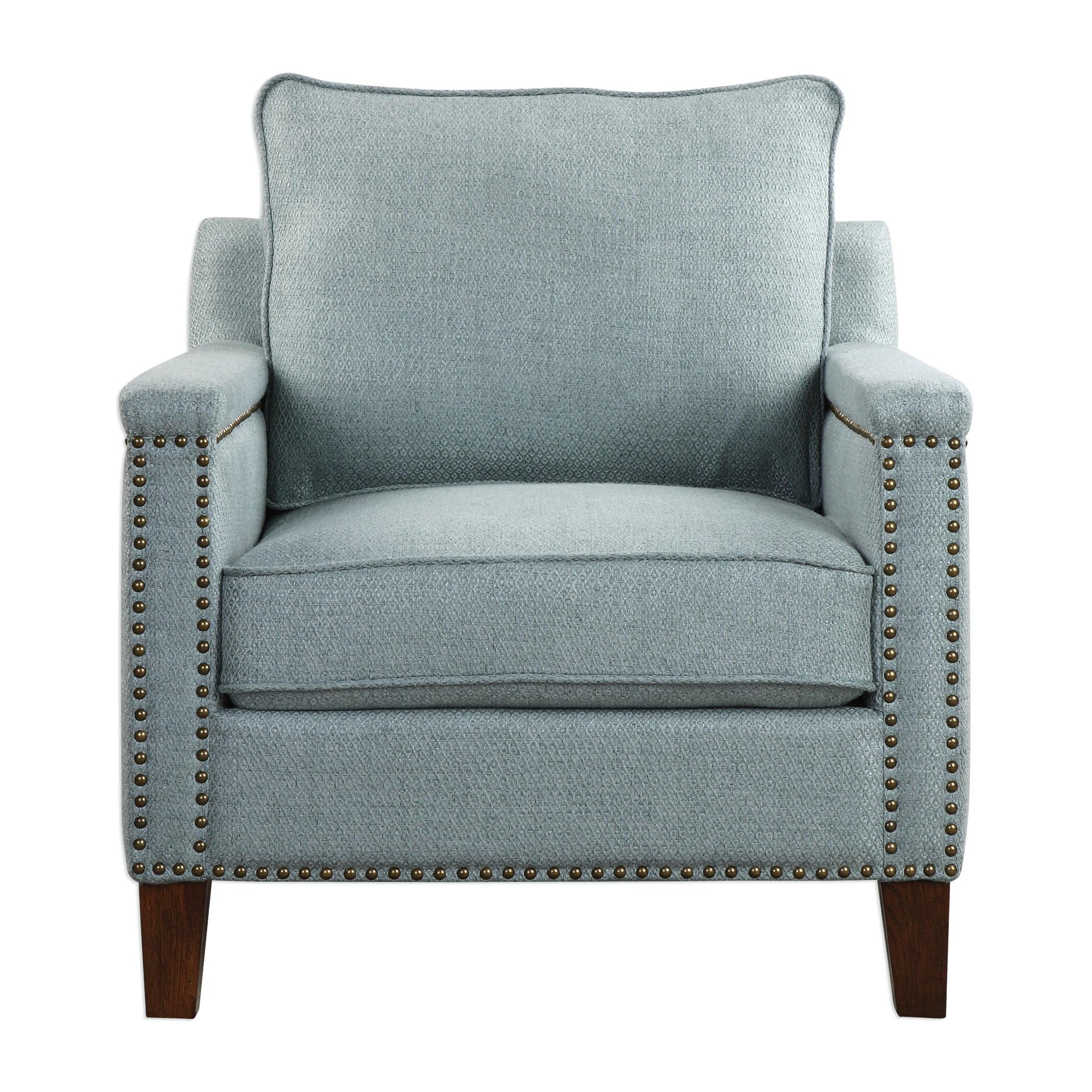 Charlotta Sea Mist Accent Chair - Frankwebs