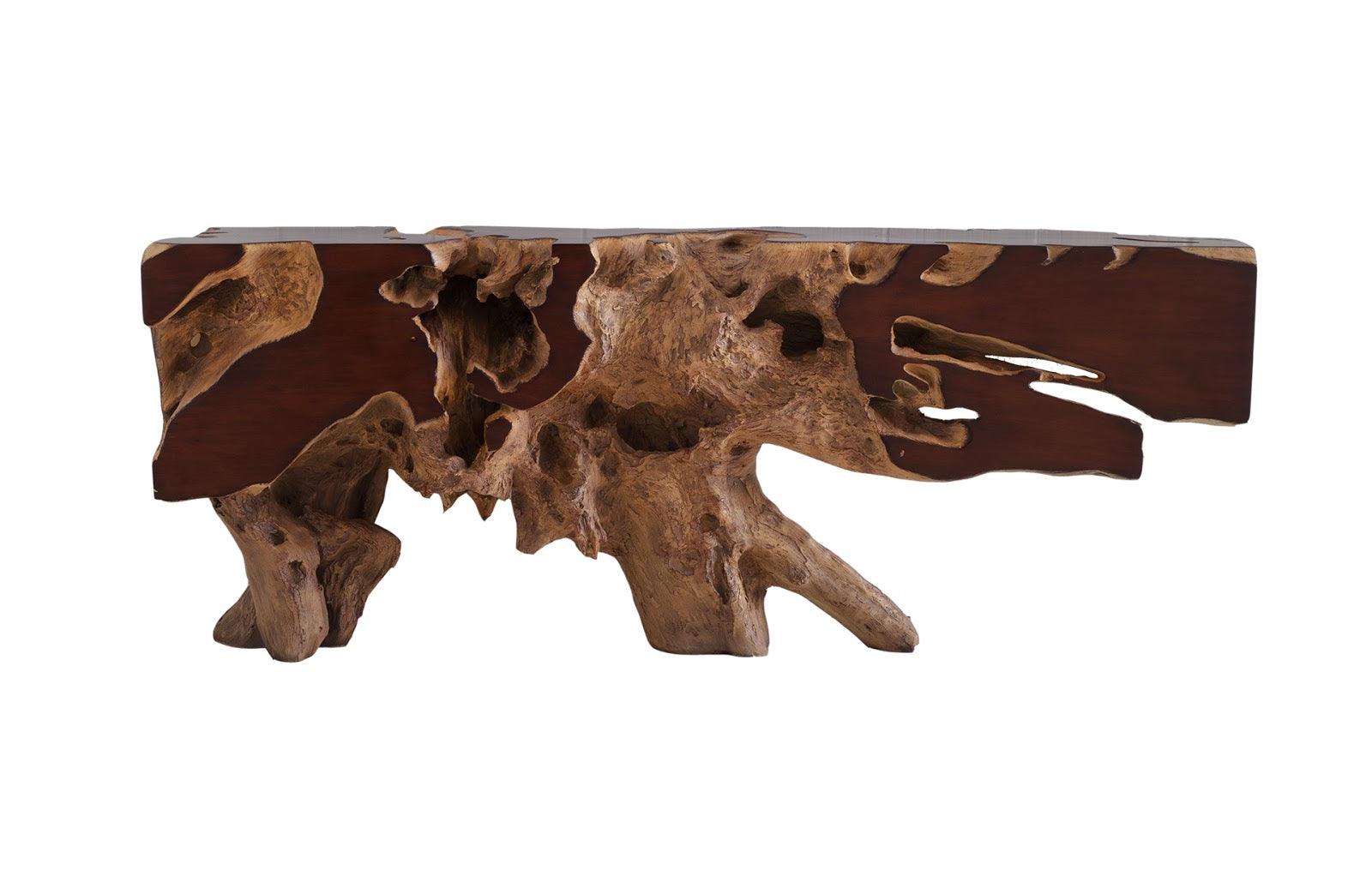 Freeform Console Table, Faux Bois, LG - Frankwebs