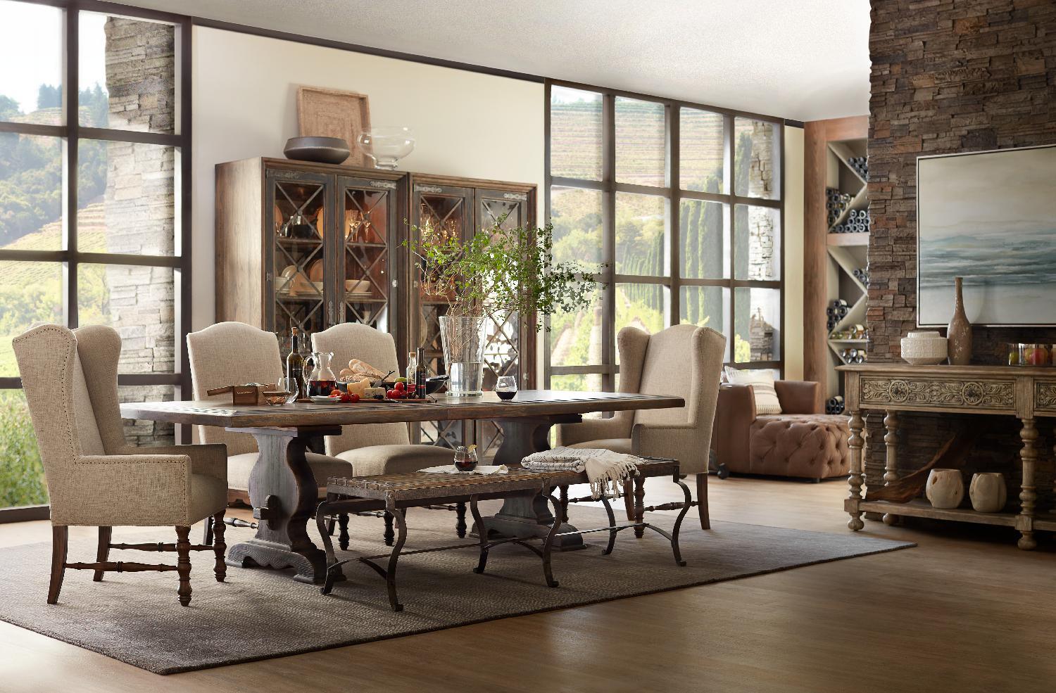 Bandera 86in Table with2-18in Leaves - Frankwebs