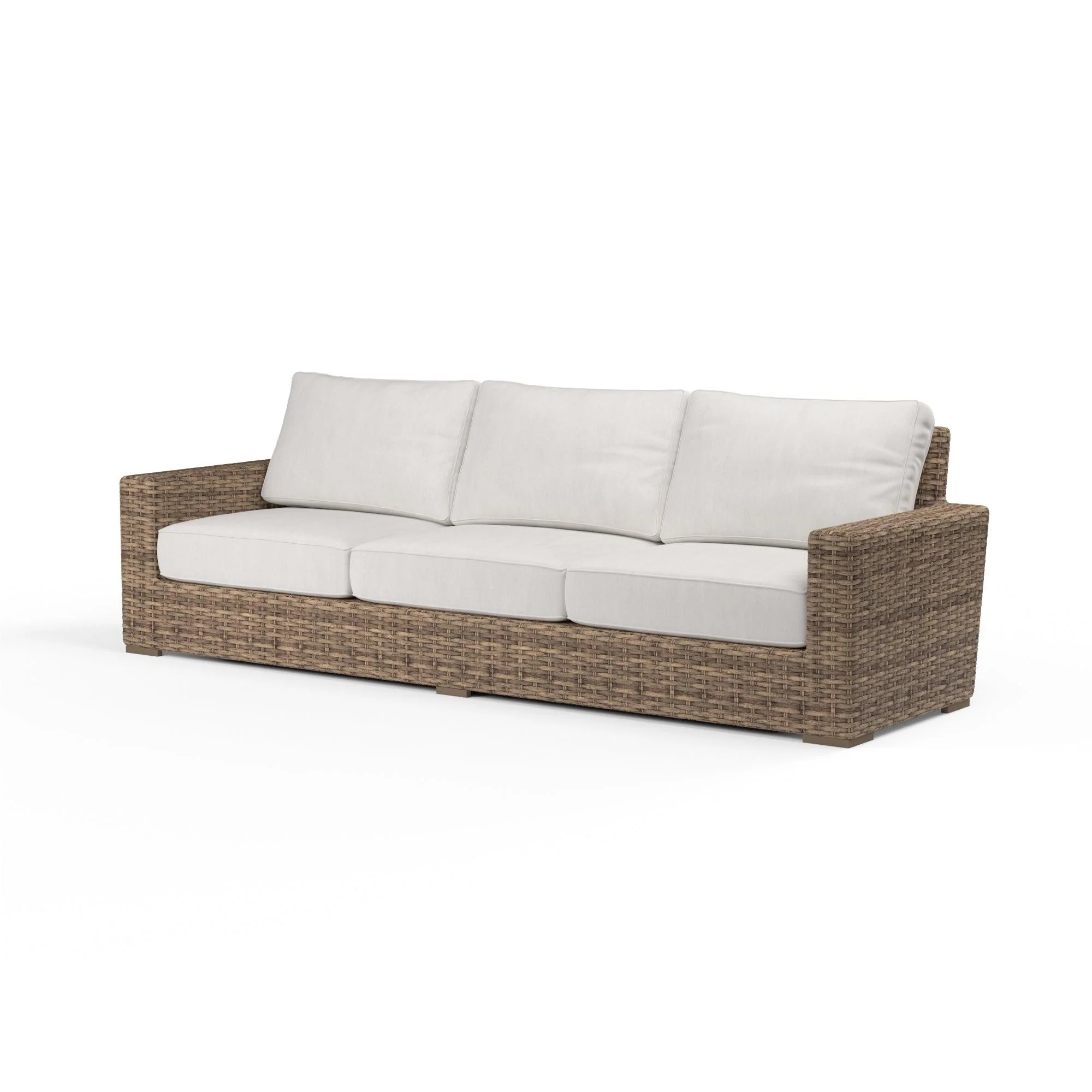 Havana Sofa in Canvas Flax w/ Self Welt - Frankwebs