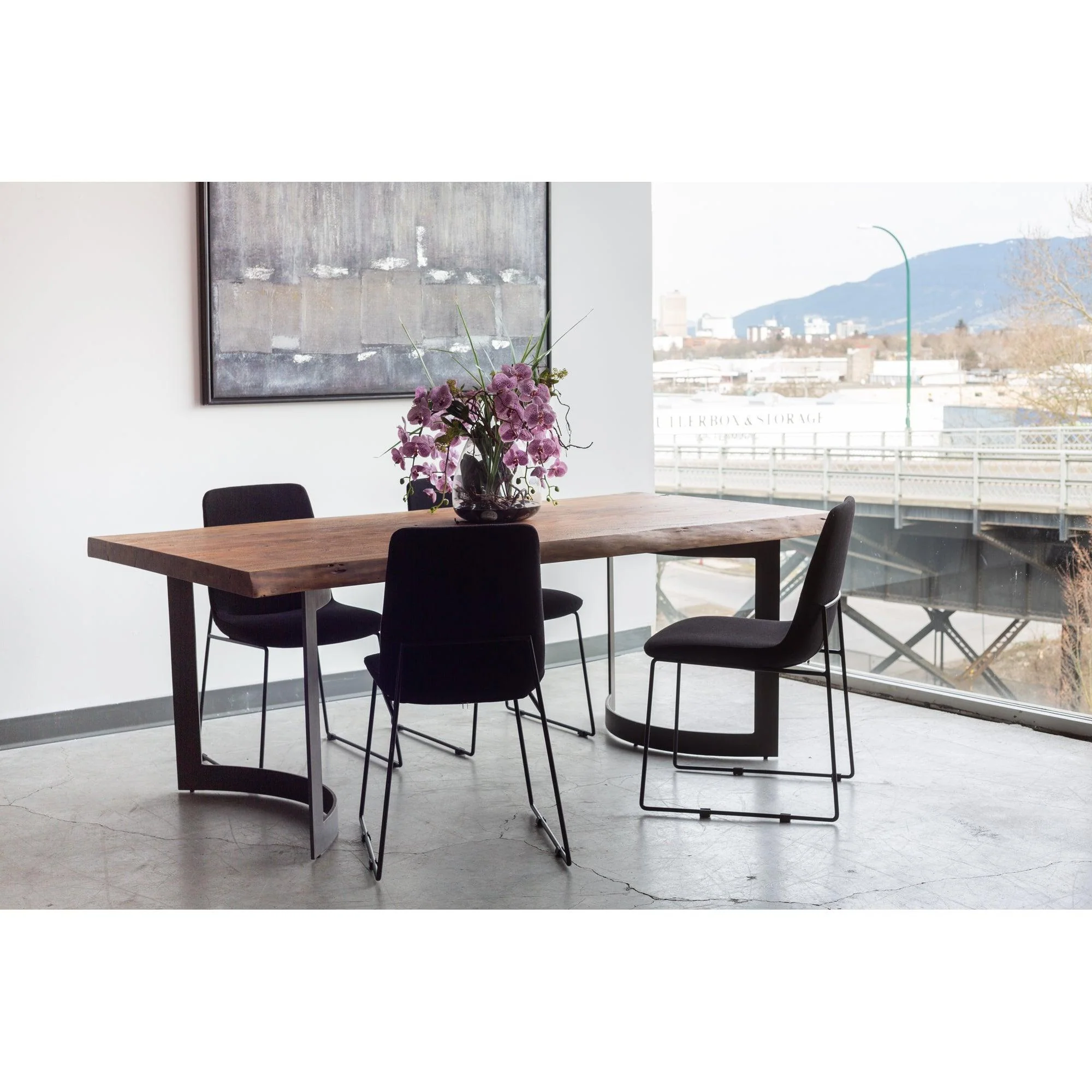 Bent Dining Table Extra Small Smoked - Frankwebs