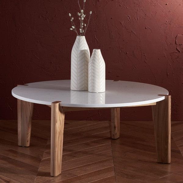 GARCIA MARBLE TOP COFFEE TABLE - Frankwebs