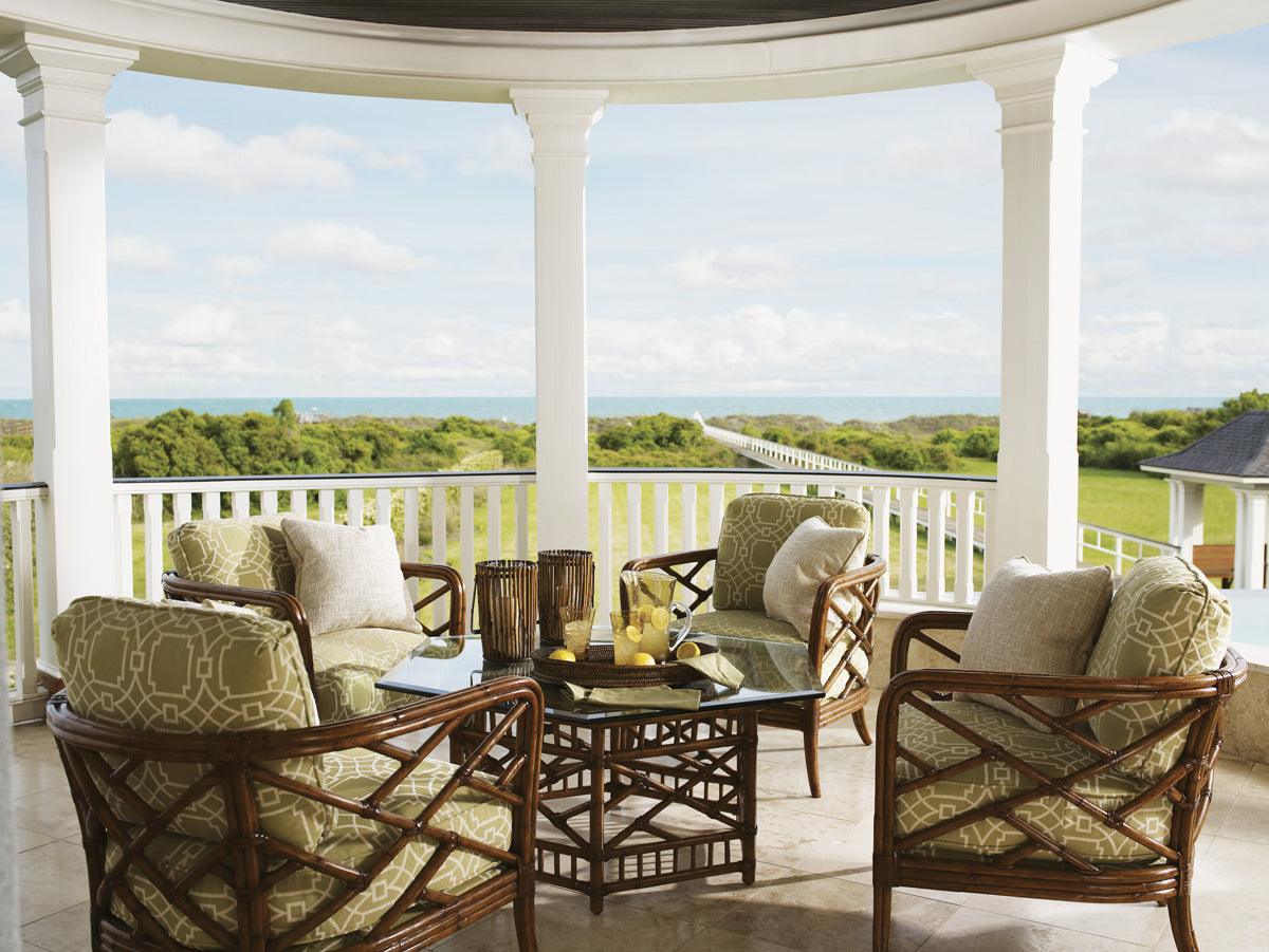 Island Estate Key Largo Cocktail Table With Glass Top - Frankwebs