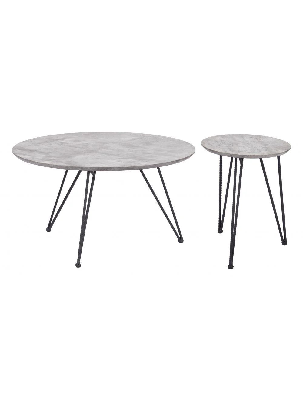 Kerris Coffee Table Set Gray & Black - Frankwebs