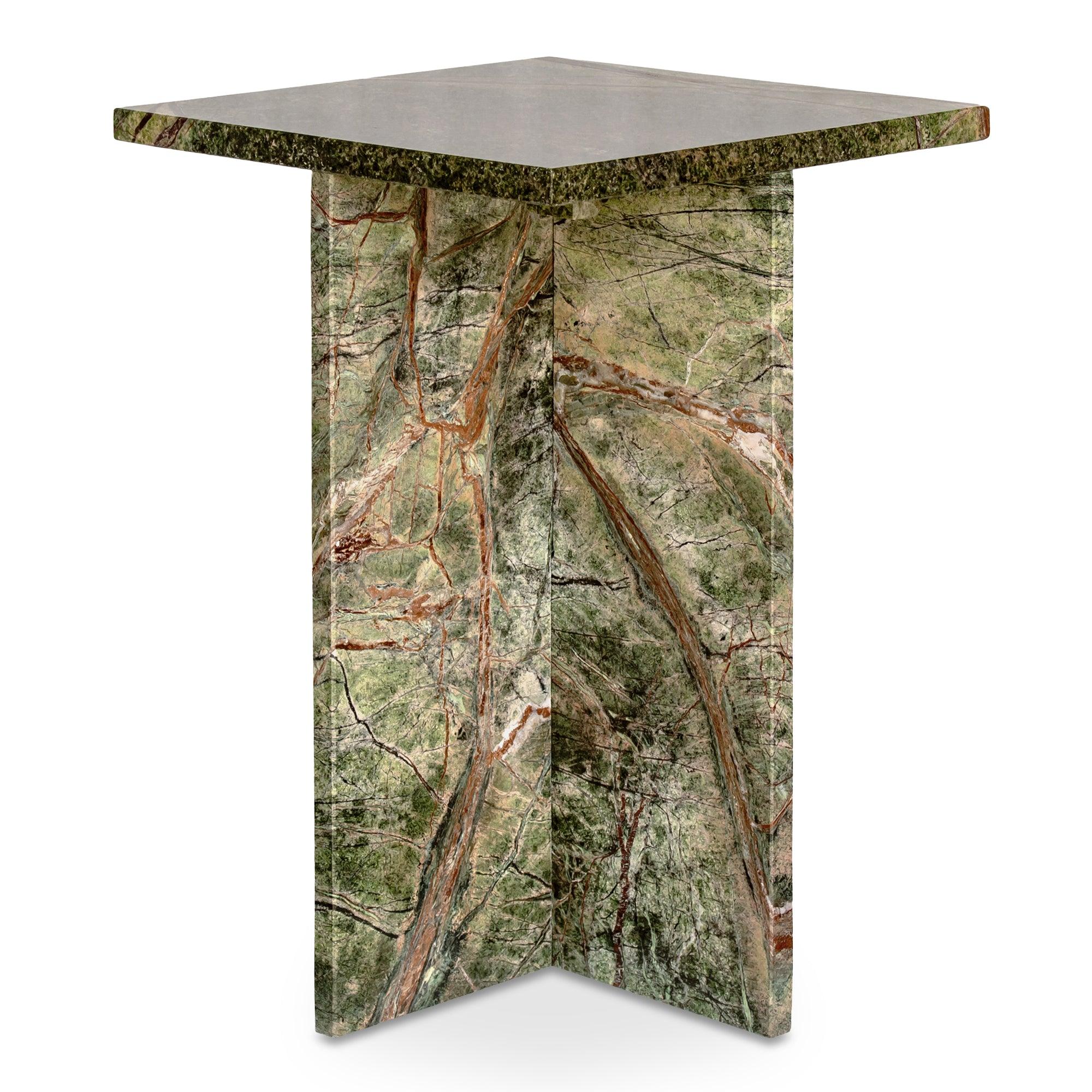 Blair Accent Table Rainforest Green Marble - Frankwebs