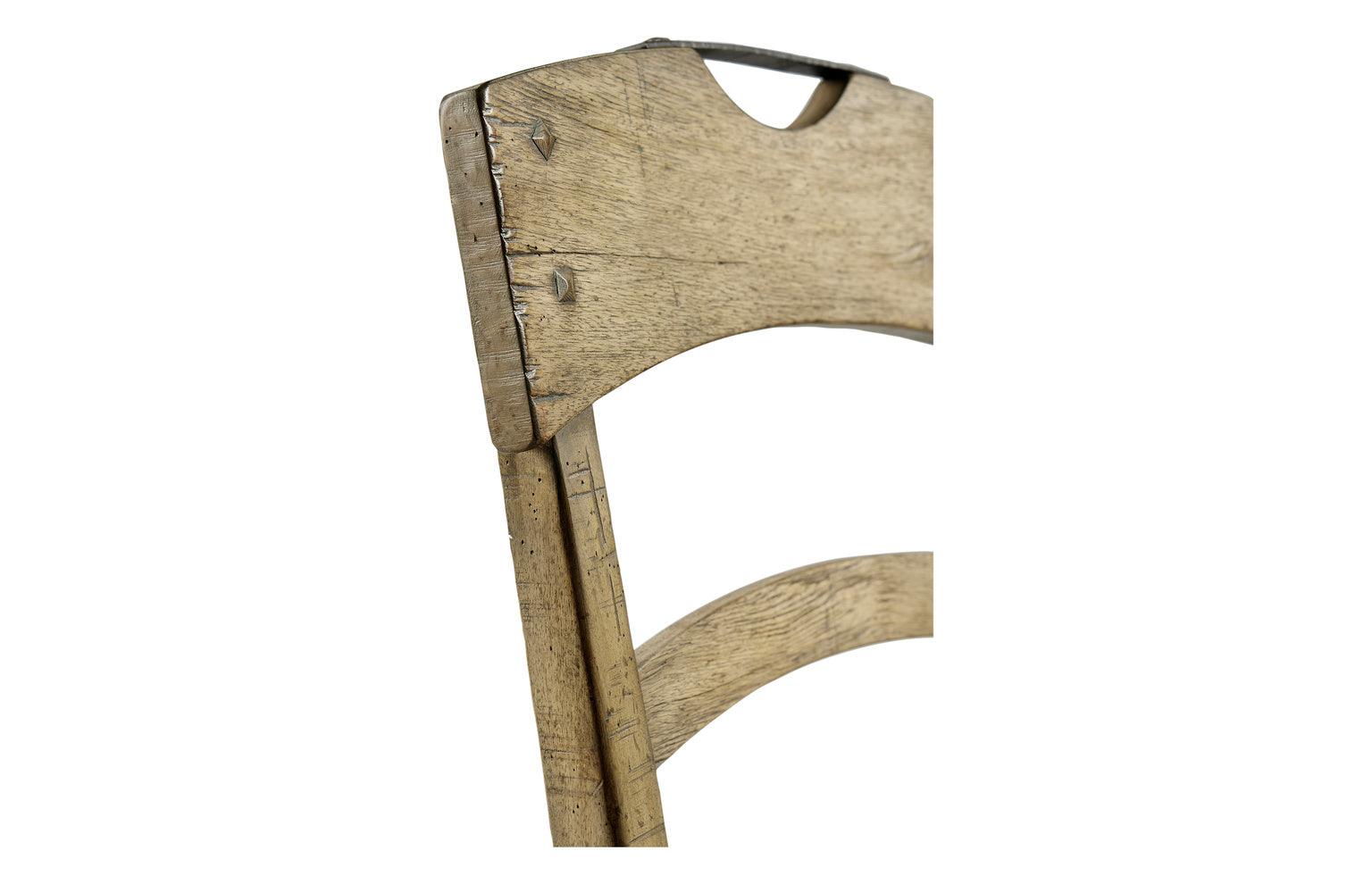 Casual Accents Light Driftwood Planked Side Chair - Frankwebs