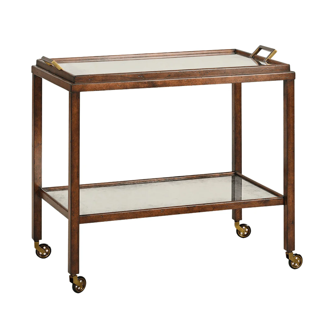 Alameda Eglomise Serving Cart - Frankwebs