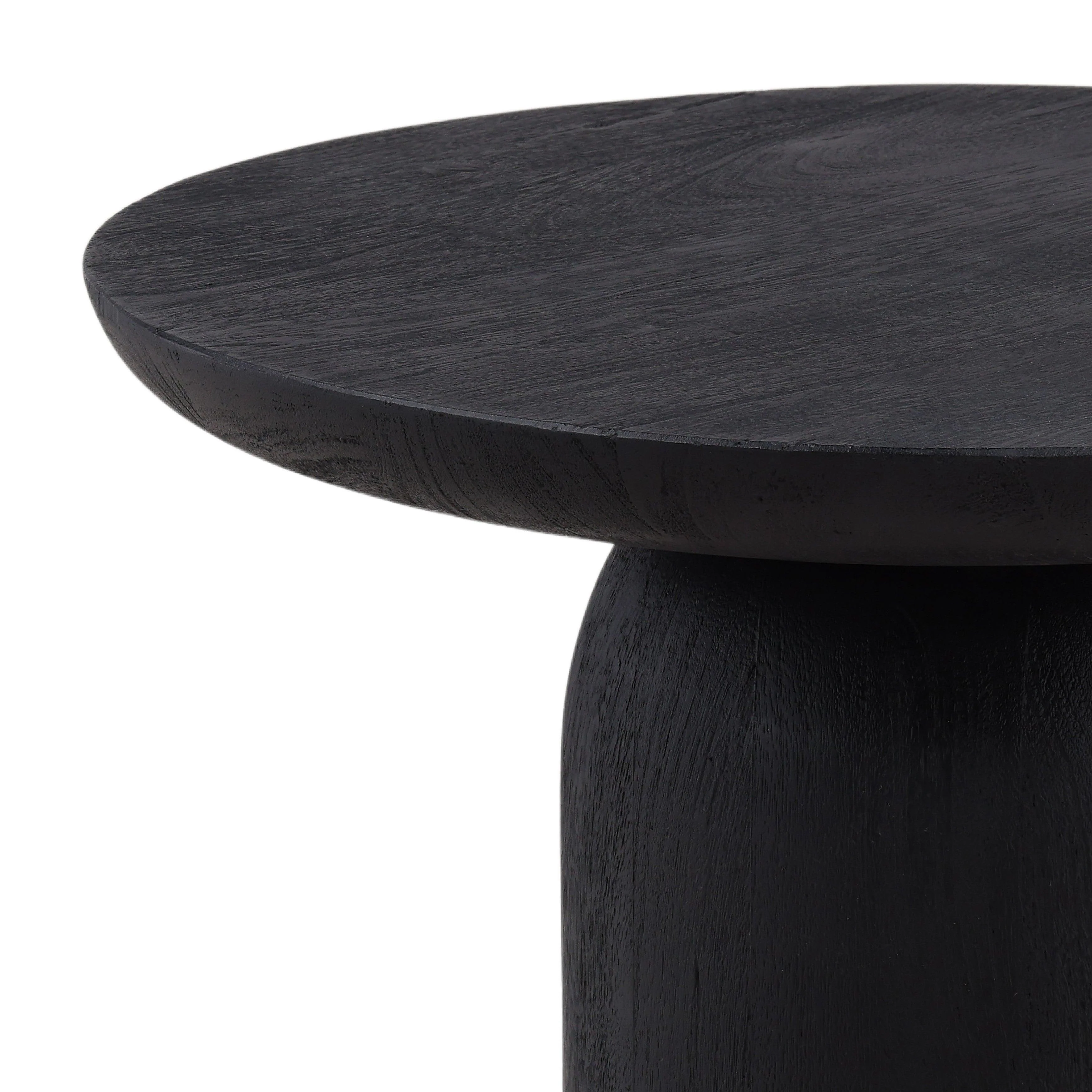 Loren End Table Black Large - Frankwebs