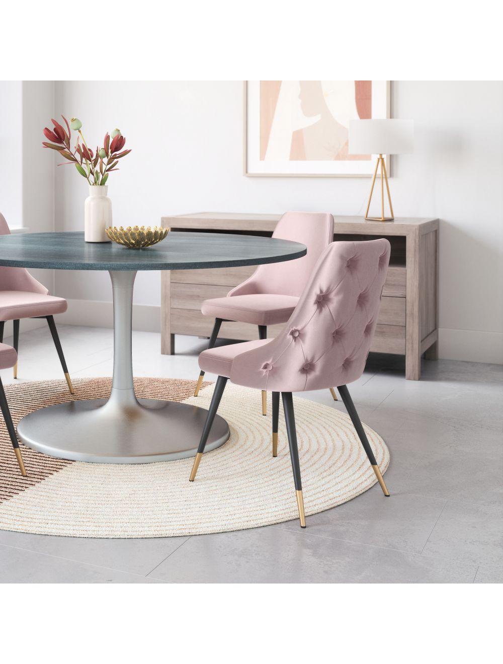 Piccolo Dining Chair (Set of 2) Pink - Frankwebs