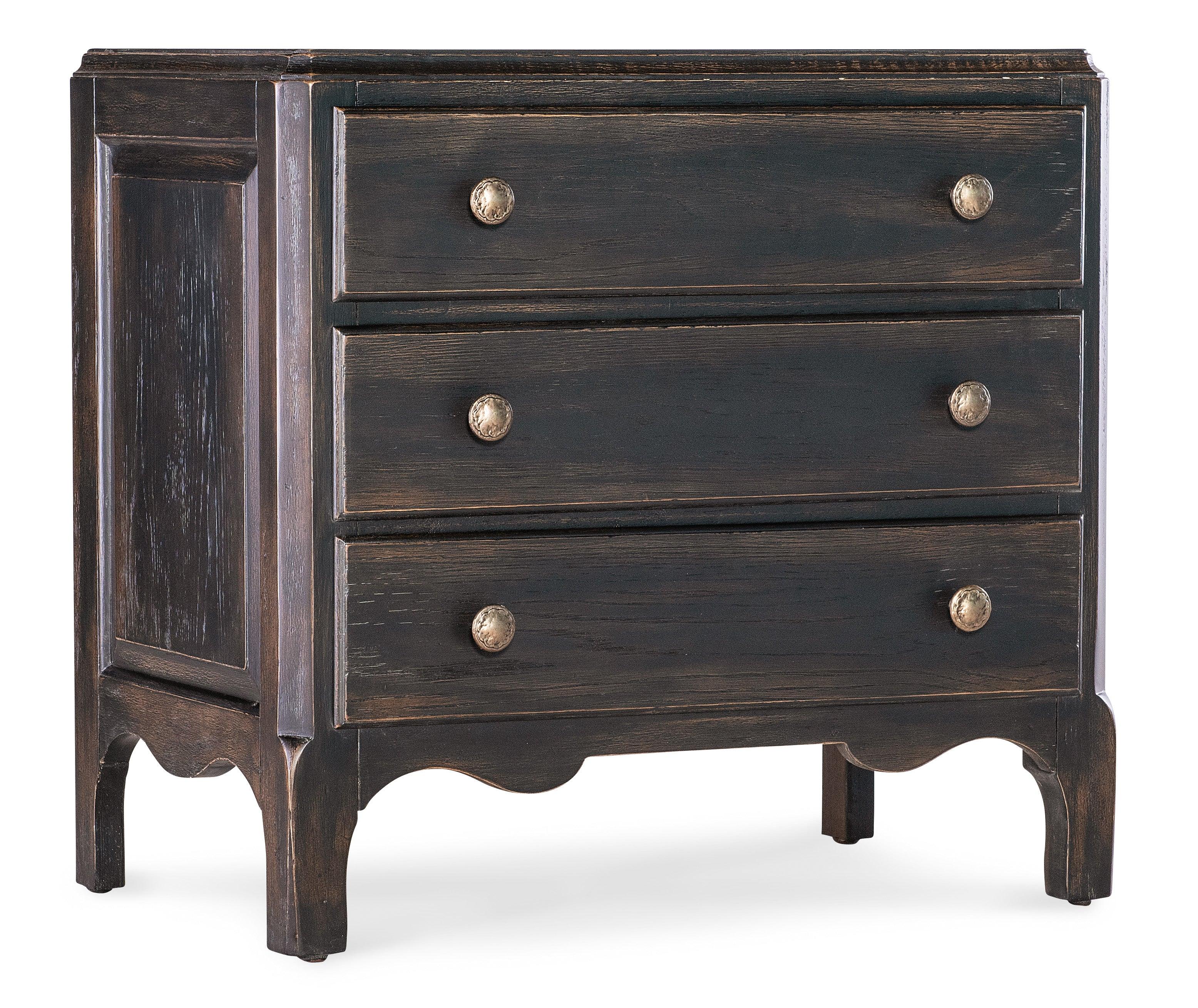 Americana Three-Drawer Nightstand 1 - Molasses - Frankwebs