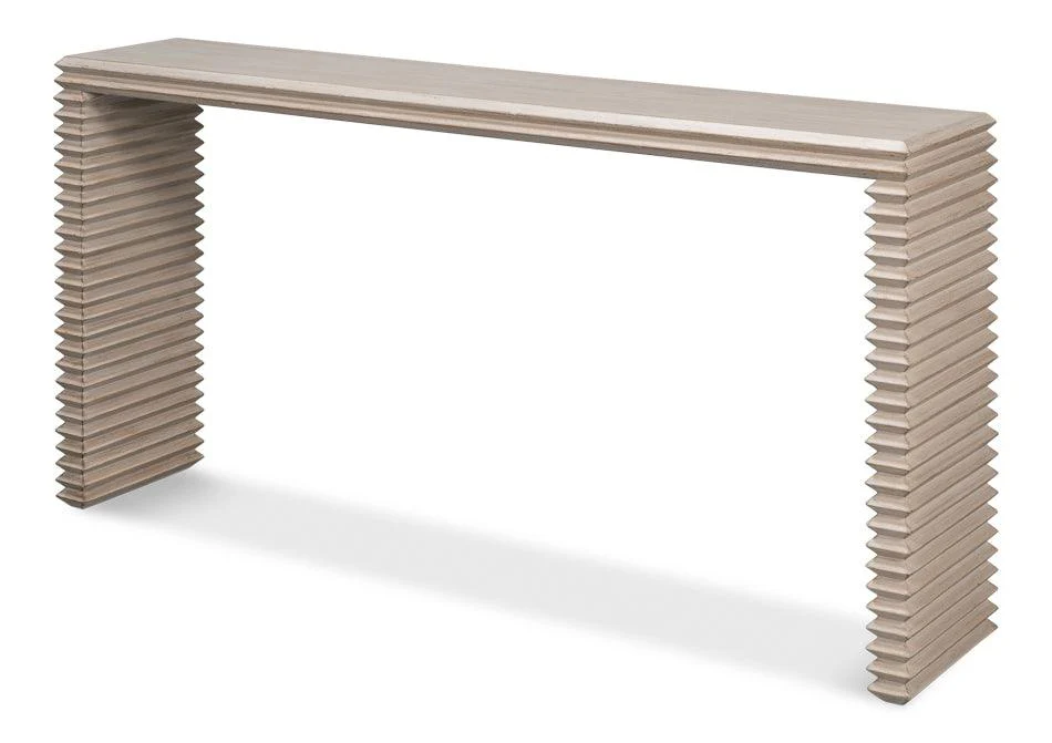 Stacked Console Table - Stone Grey - Frankwebs