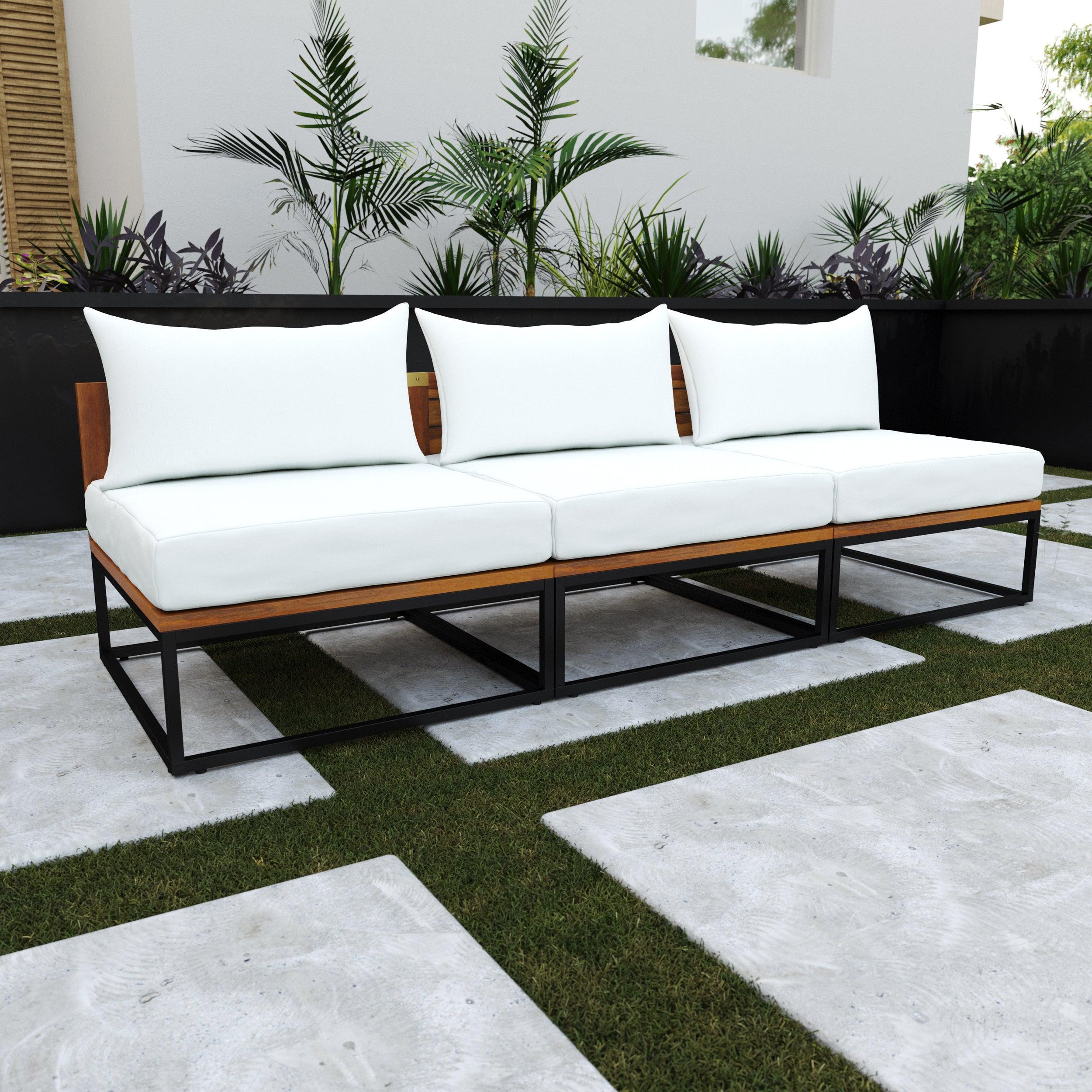 Taradale Modular Outdoor Sofa w/ Cushions - Frankwebs