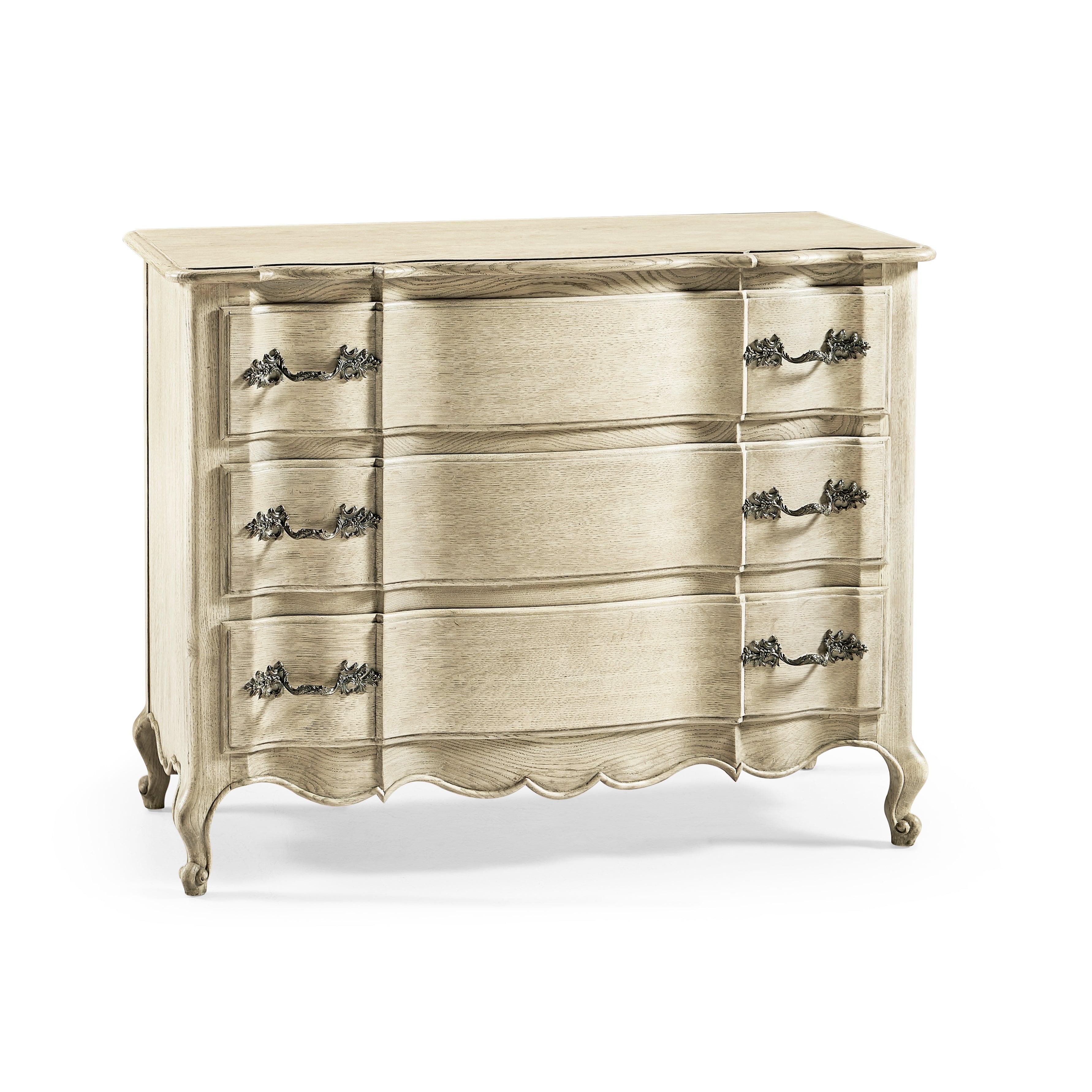 Timeless Ephemeris French Drawer Chest in Stripped Oak 42