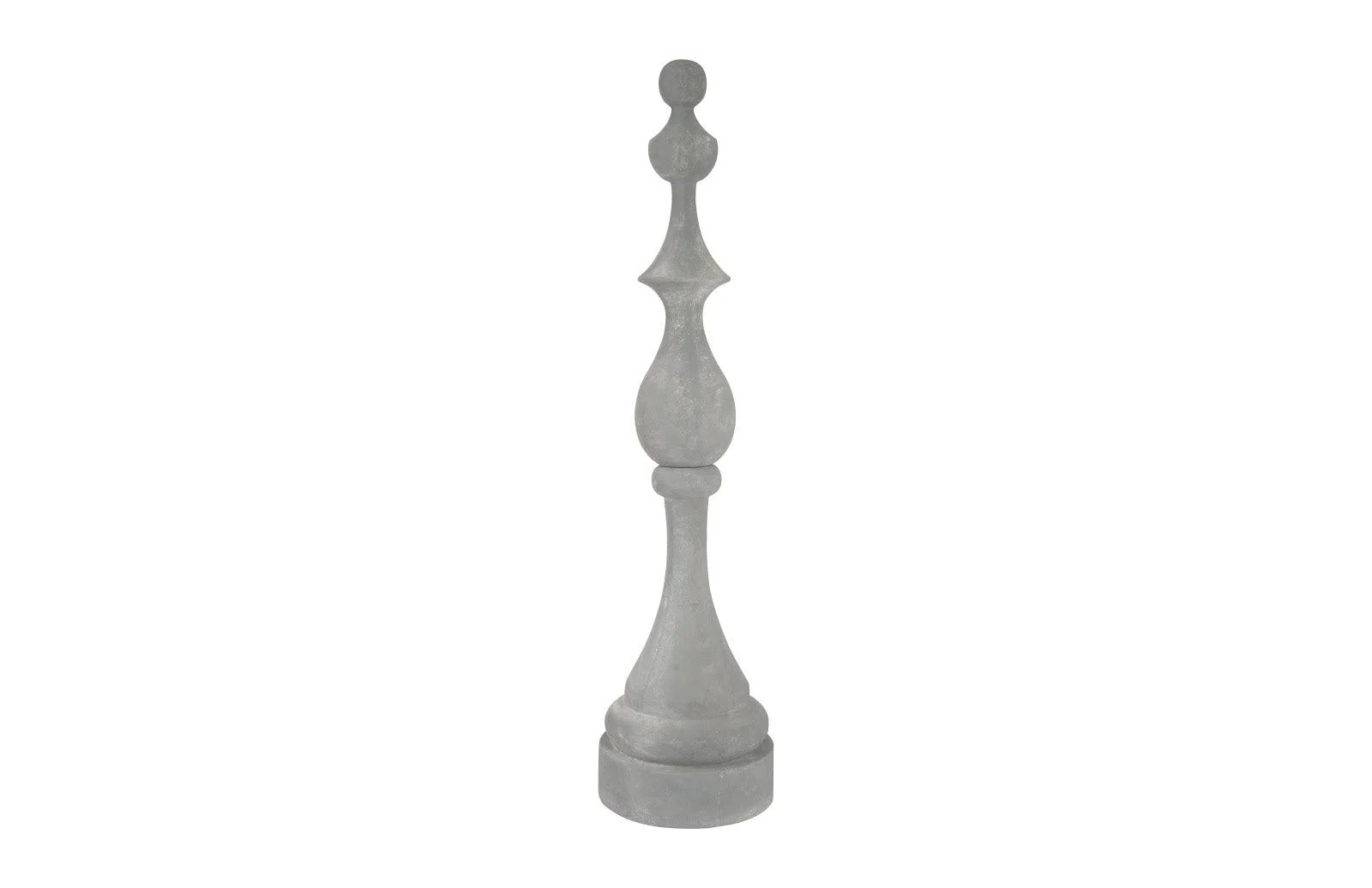 Check Mate Sculpture Gray Finish , Stone - Frankwebs