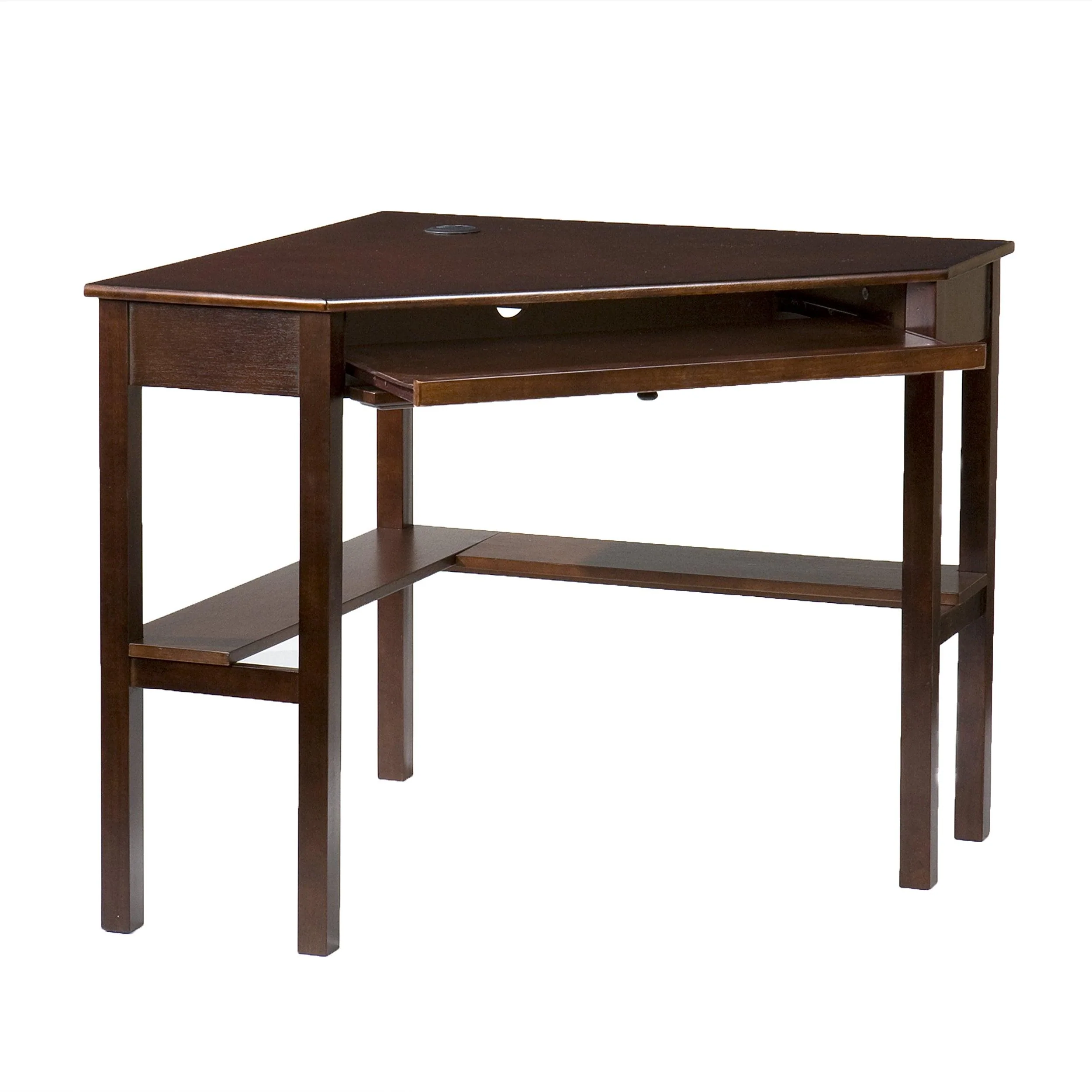 Wardboro Corner Computer Desk - Espresso - Frankwebs