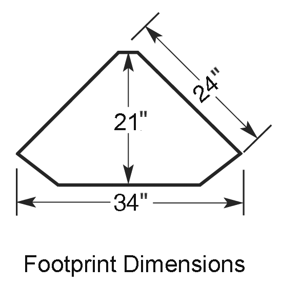Jamestown II Corner Curio Cabinet - Frankwebs