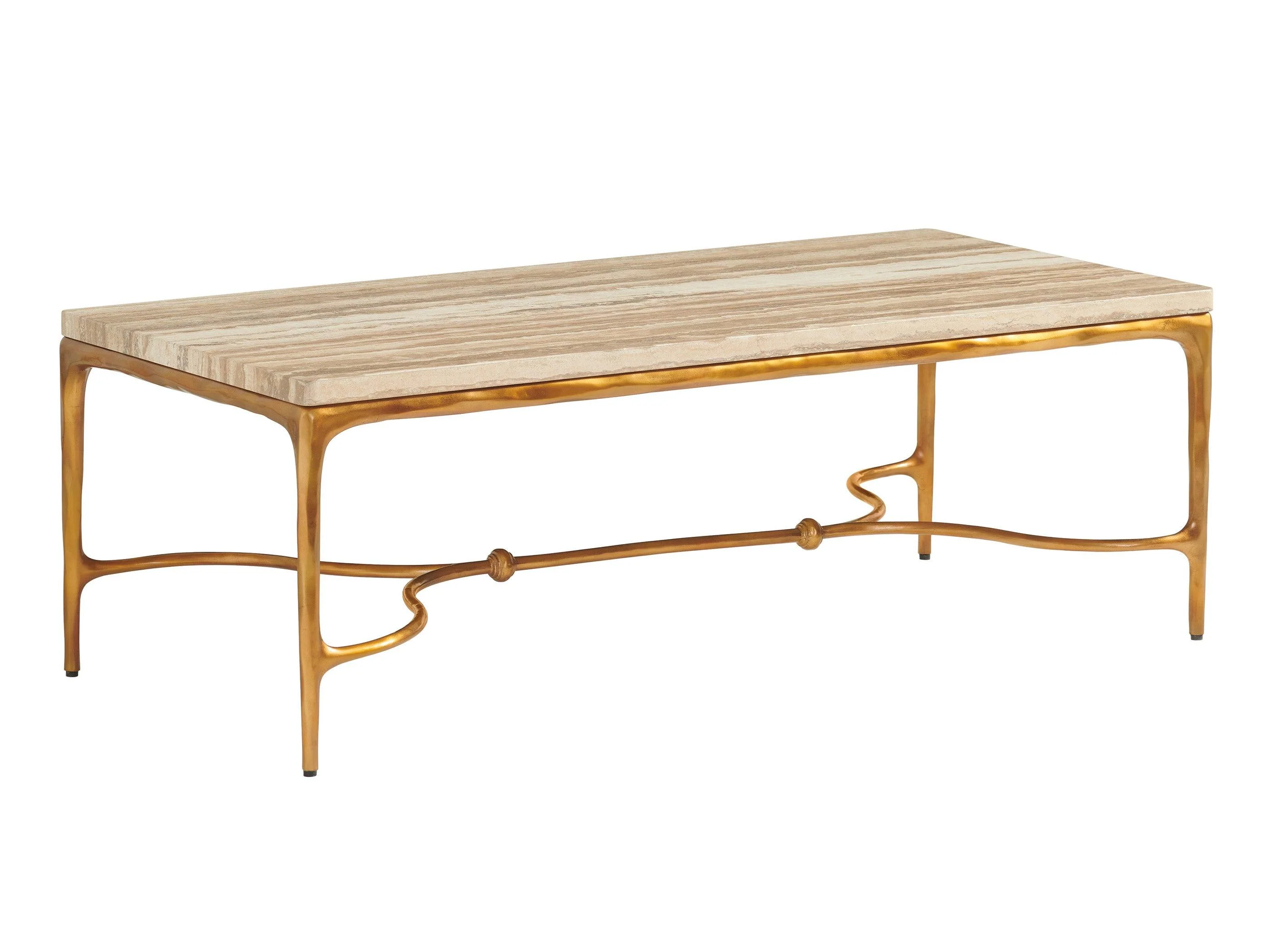 Silverado Menlo Park Rectangular Cocktail Table With Stone Top - Frankwebs