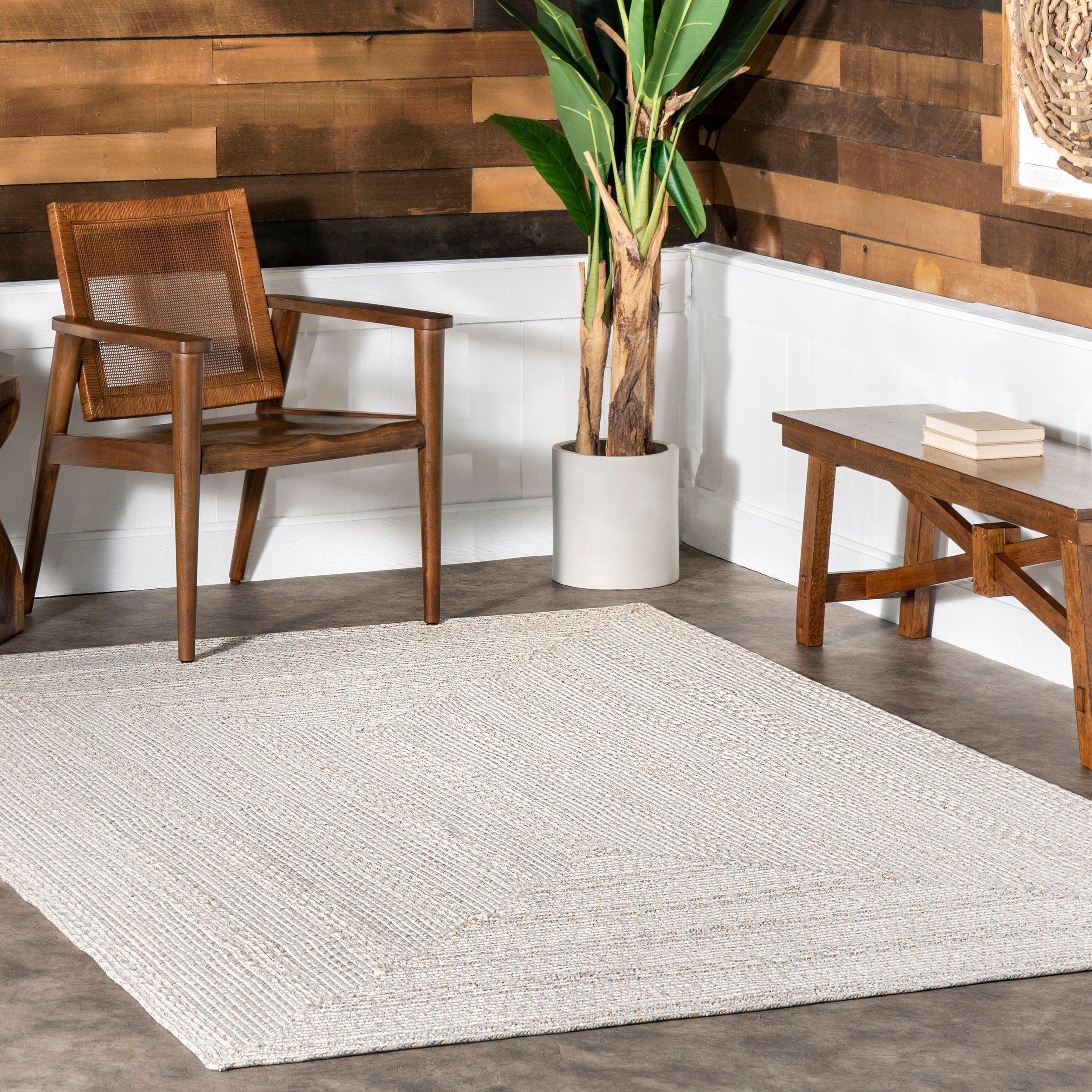 Rowan Braided Texture Indoor/Outdoor Area Rug - Frankwebs