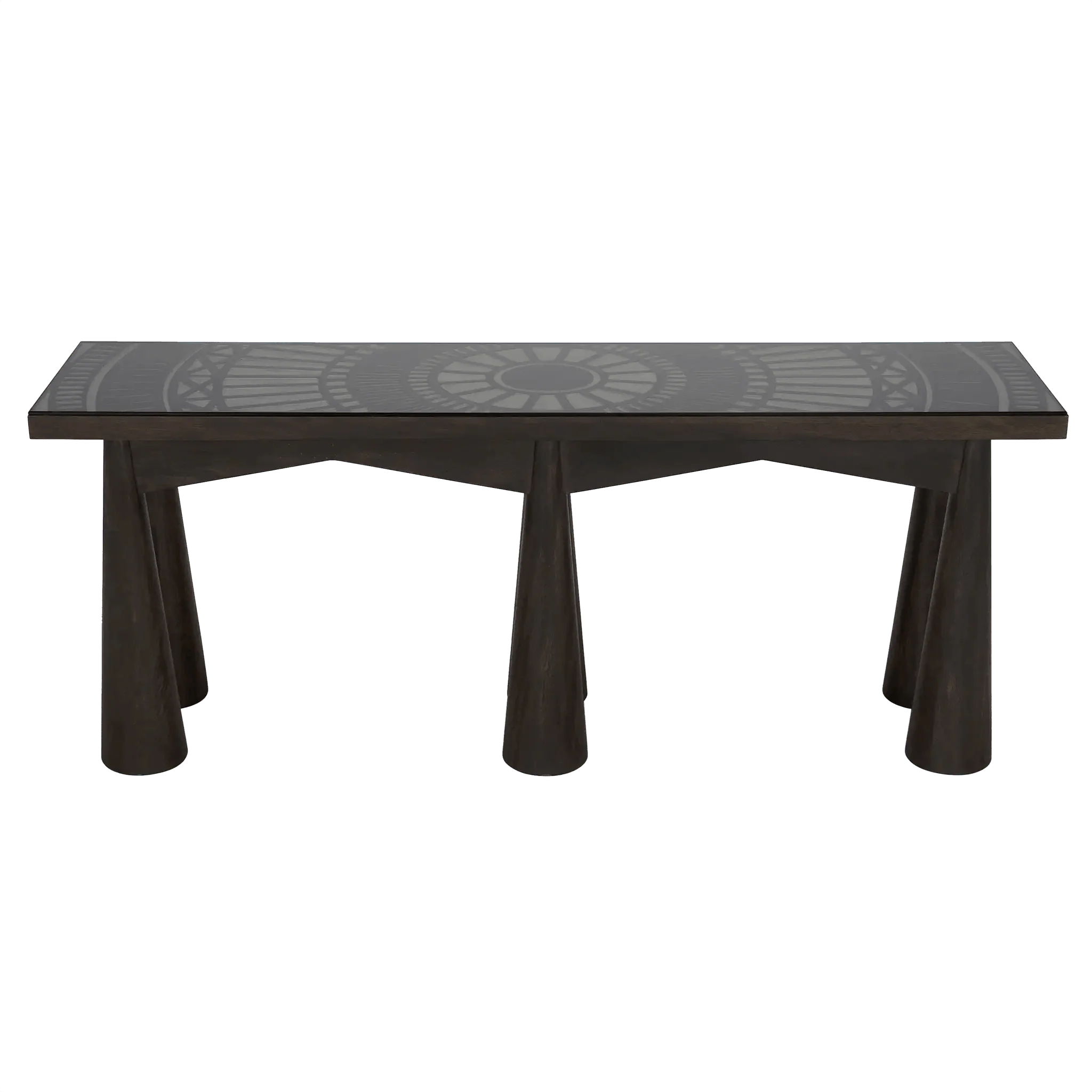 Tutankhamun Console, Ebony Walnut - Frankwebs