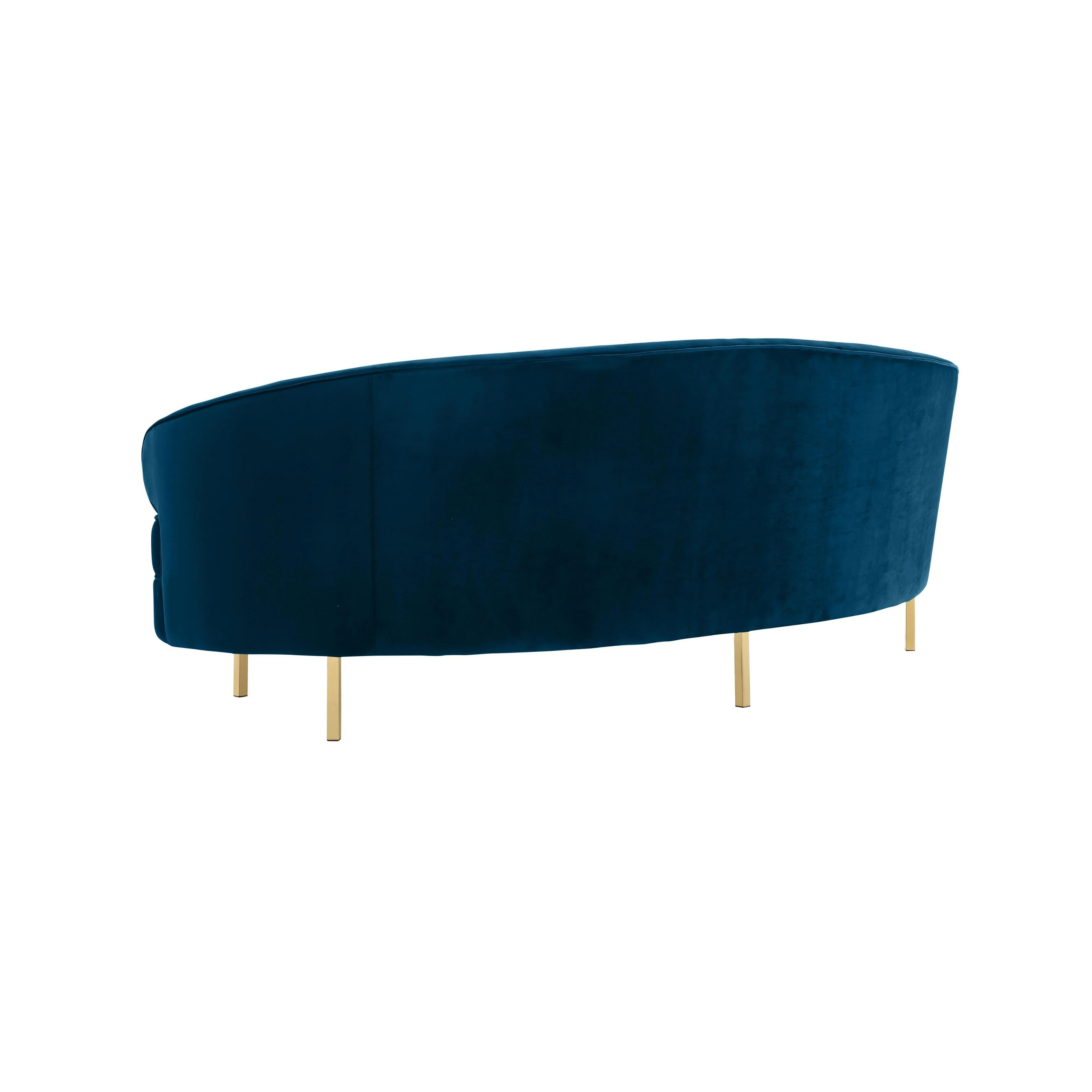 Baila Navy Velvet Sofa - Frankwebs