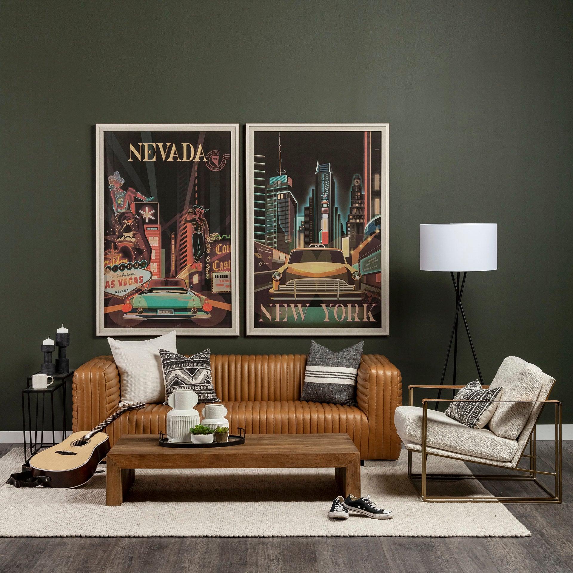 Watson Cream Fabric Wrap Gold Metal Frame Accent Chair - Frankwebs