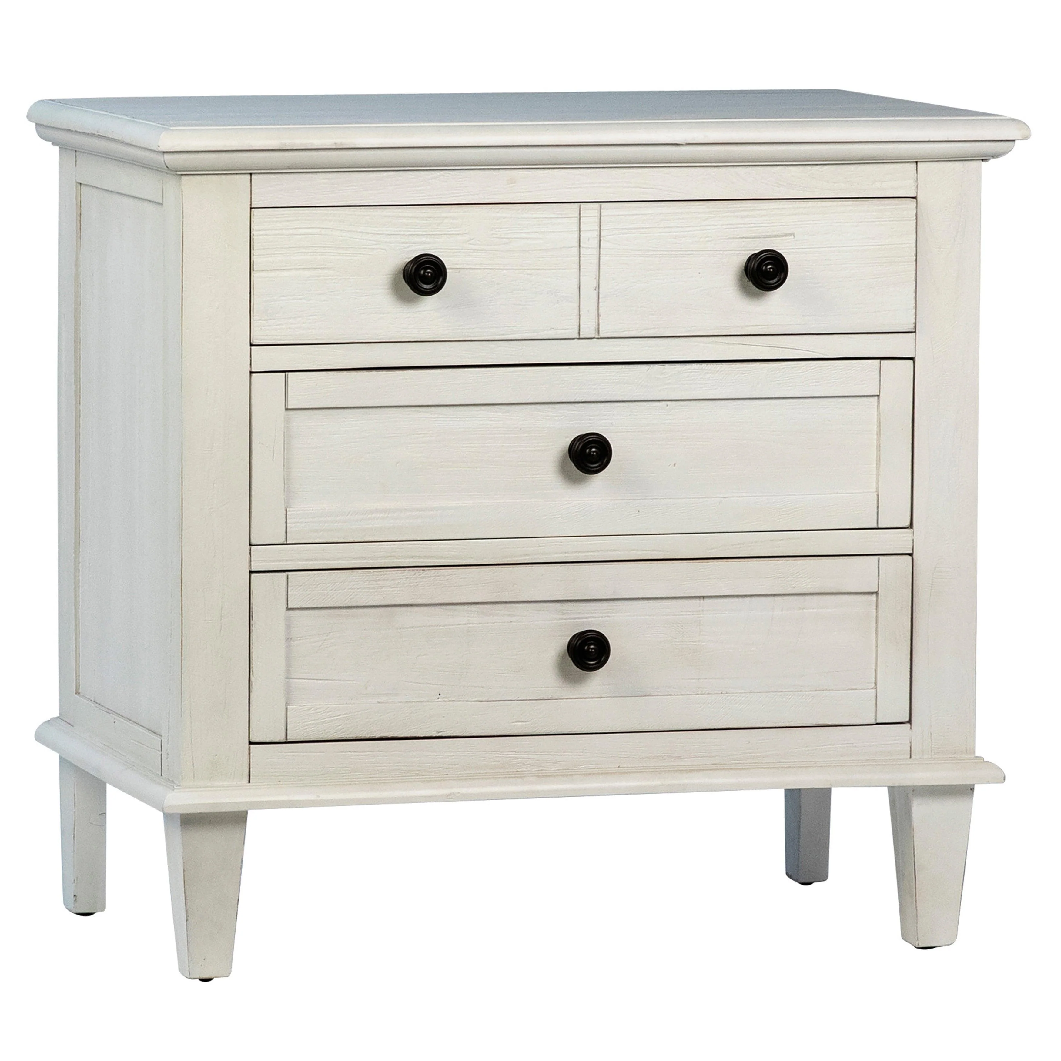 Luca Nightstand With 3 Drawers - Frankwebs