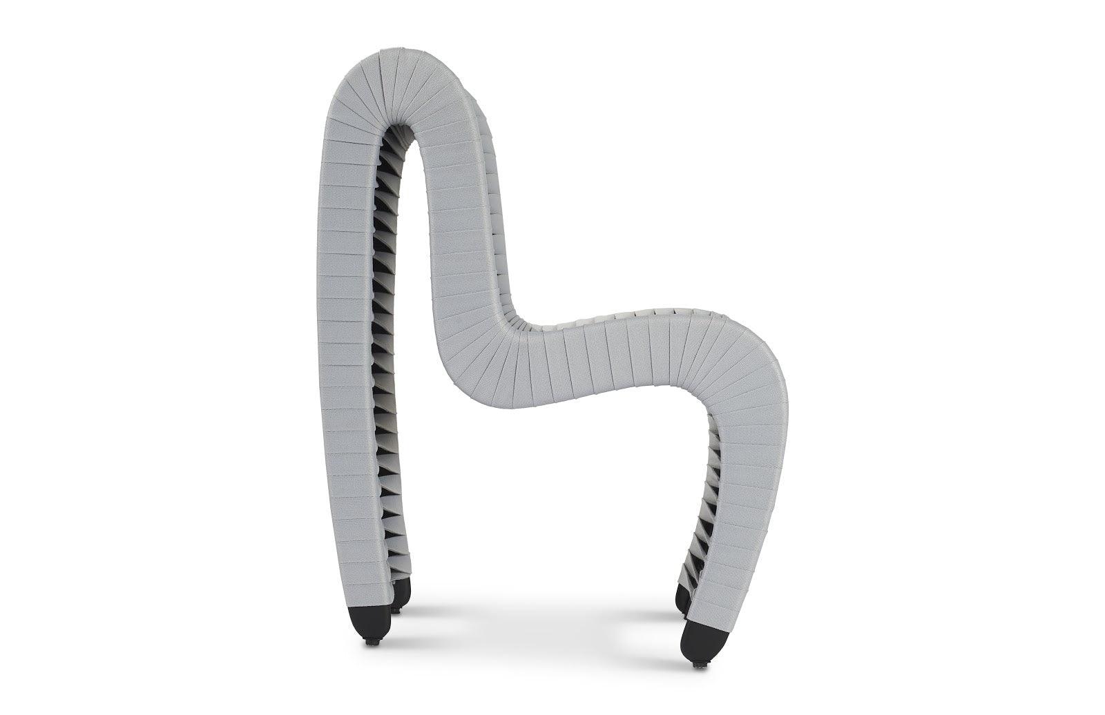 Seat Belt Dining Chair, Gray/Gray - Frankwebs