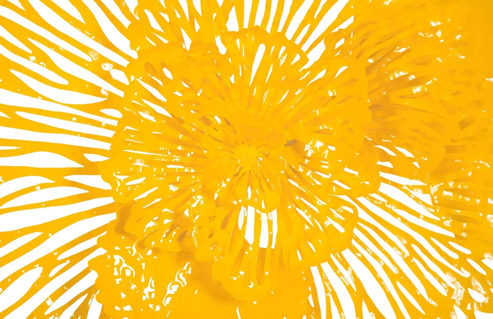 Flower Wall Art, Medium, Dandelion, Metal - Frankwebs