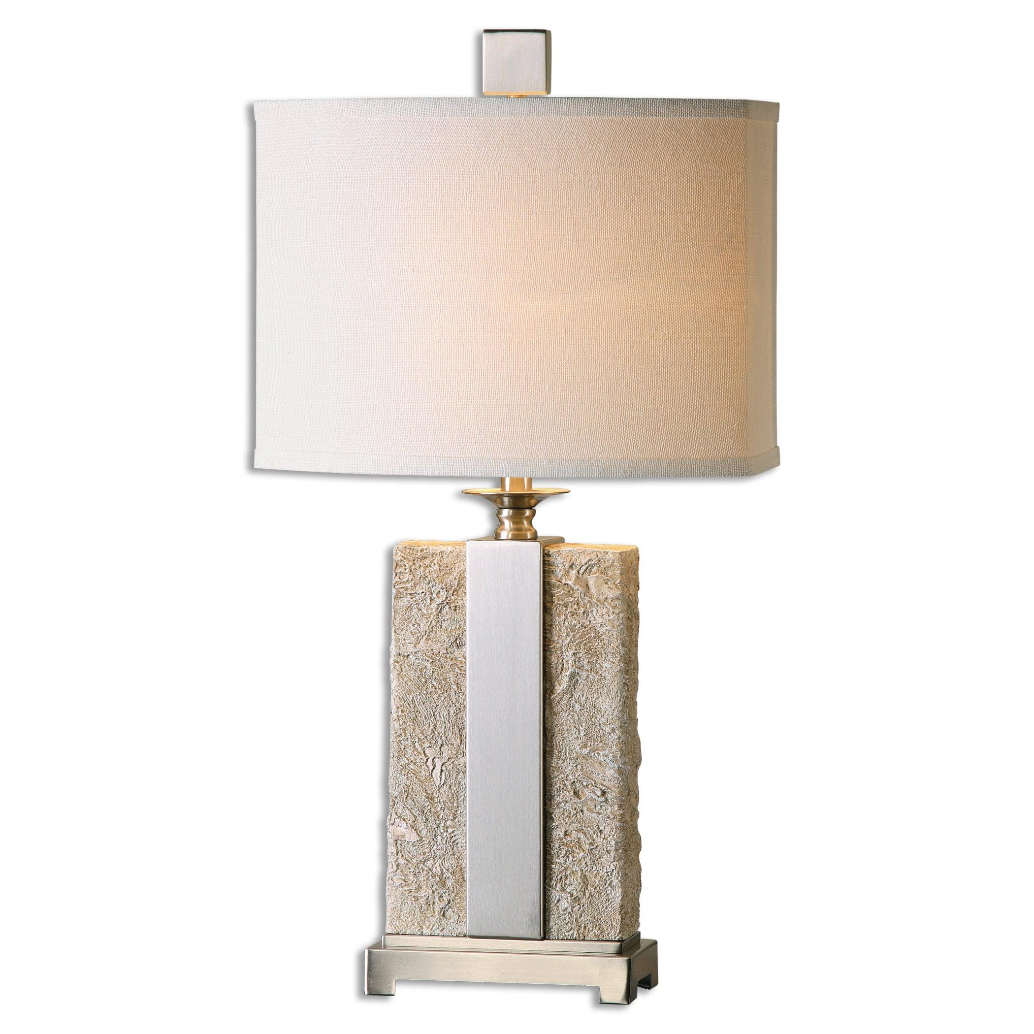 BONEA STONE IVORY TABLE LAMP - Frankwebs