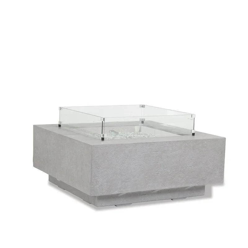 Square Fire Table Glass Surround - Frankwebs