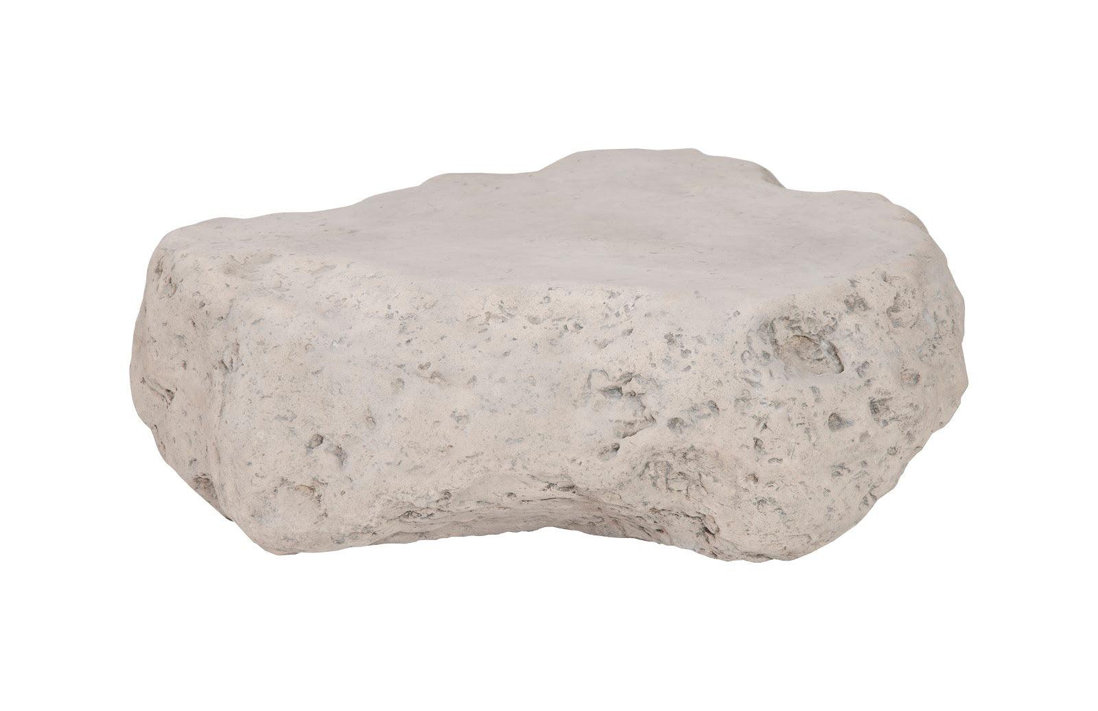 Cast Boulder Coffee Table, Roman Stone, SM - Frankwebs