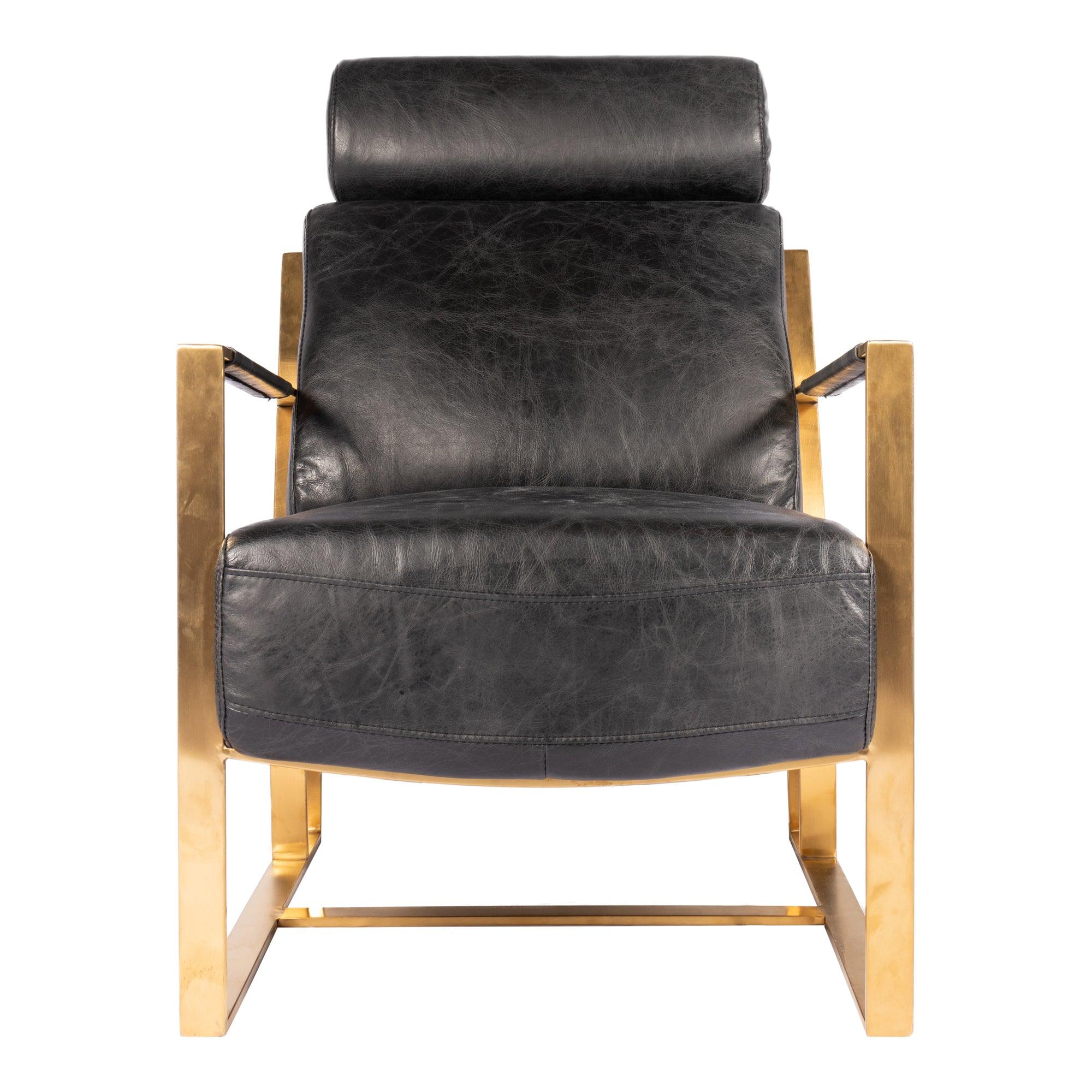 Paradiso Chair Onyx Black Leather - Frankwebs