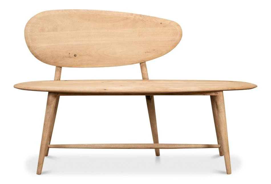 Pebble Bench (1 Back) Lionskin Finish - Frankwebs