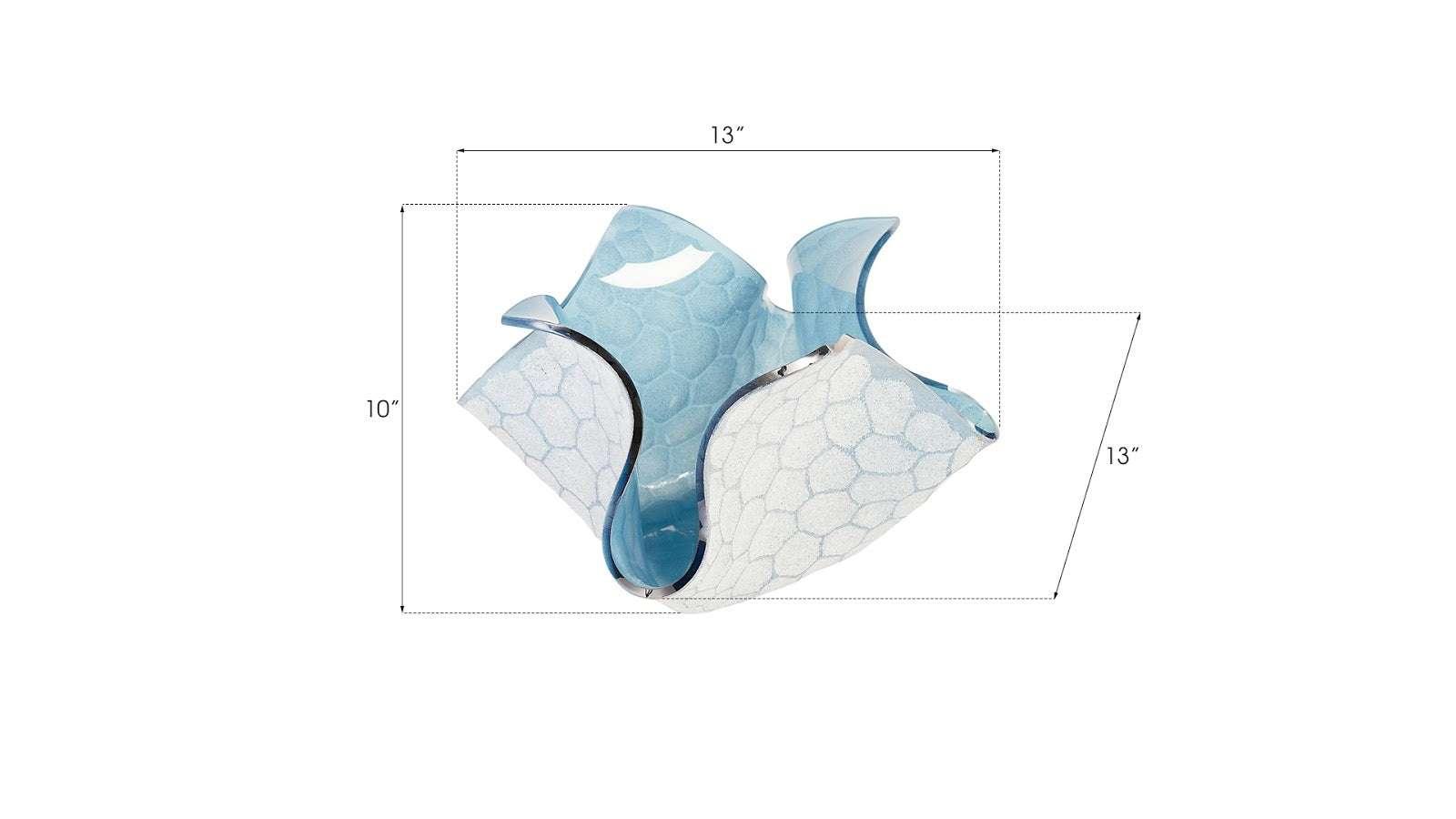 Blue Glass Bowl, SM - Frankwebs