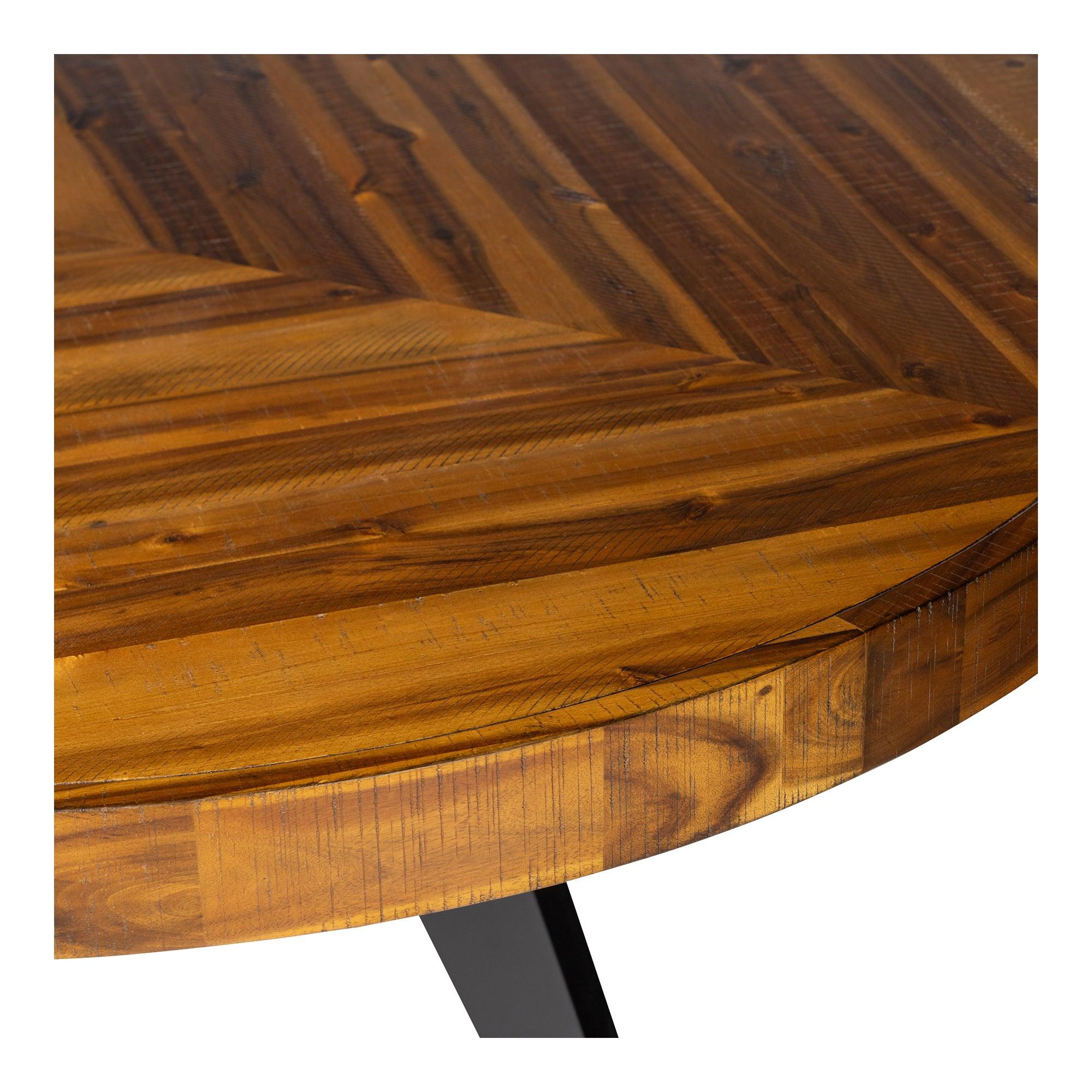 Parq 60In Round Dining Table Amber - Frankwebs