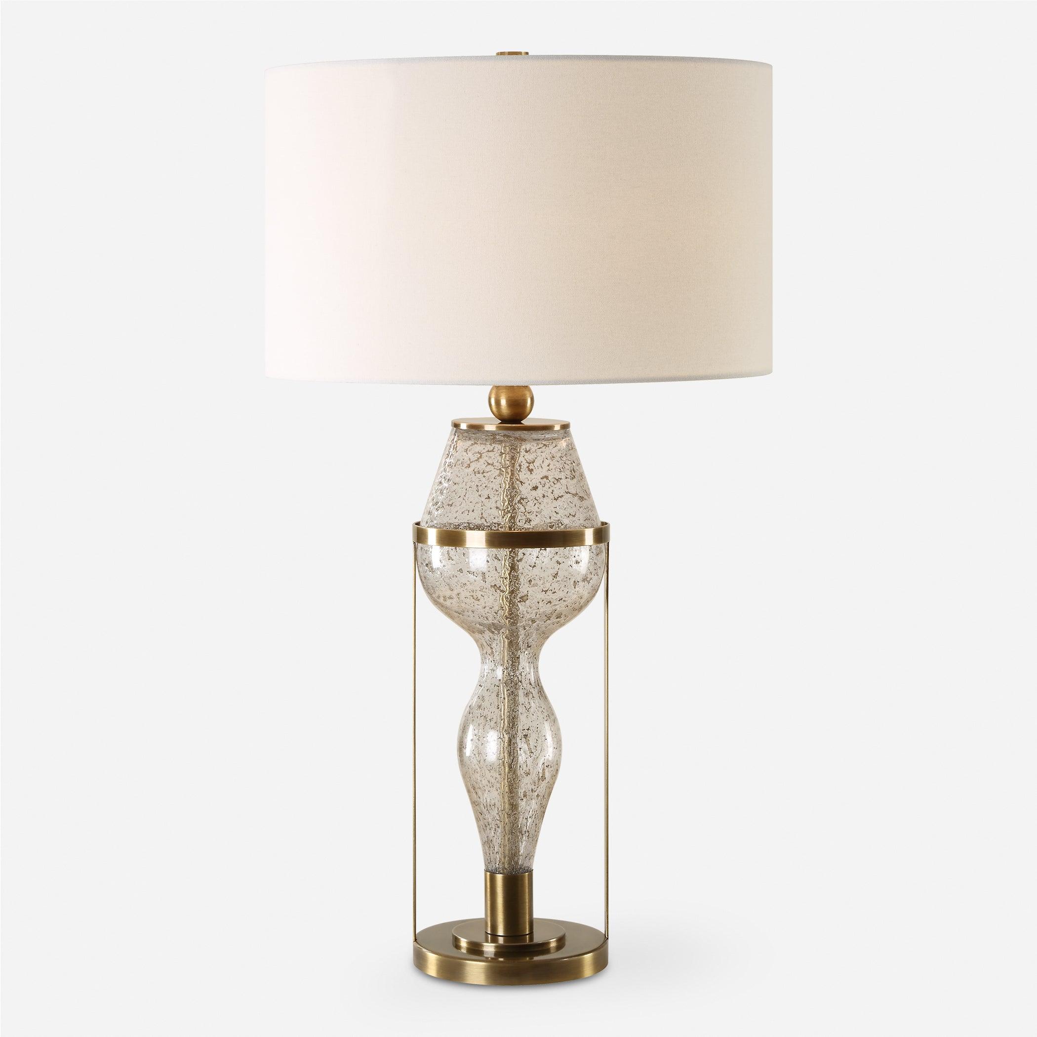 Out Of Time Seeded Glass Table Lamp - Frankwebs