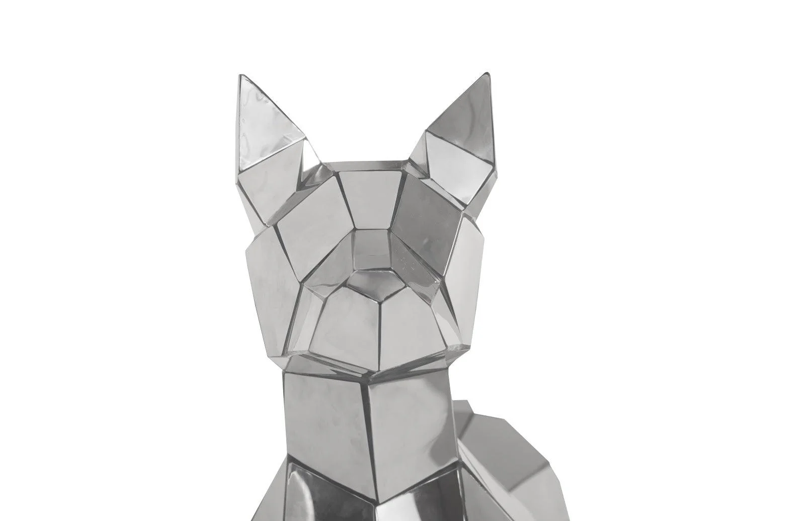 Crazy Cut Dog, Stainless Steel, Silver - Frankwebs