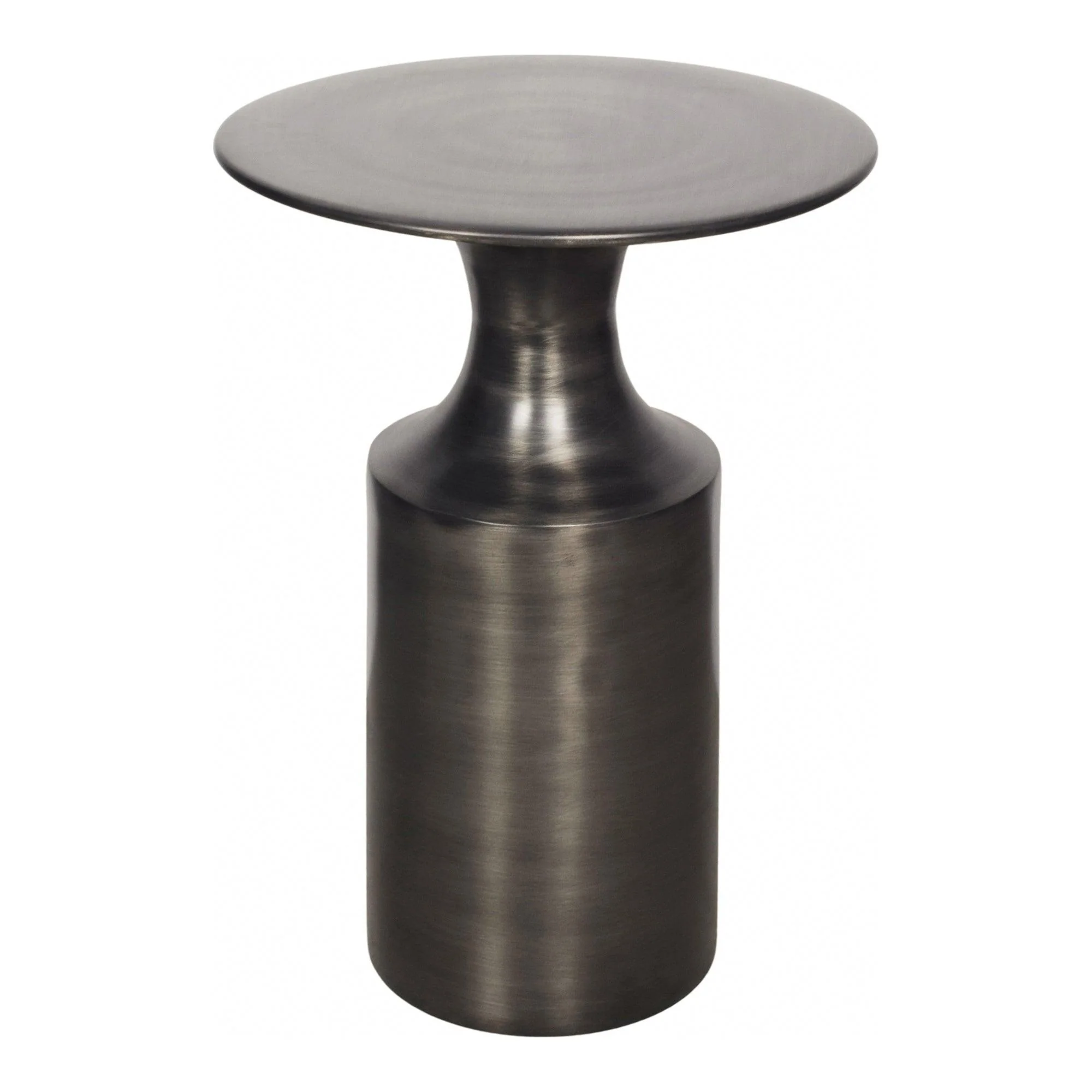 Rassa Polished Zinc Accent Table - Frankwebs