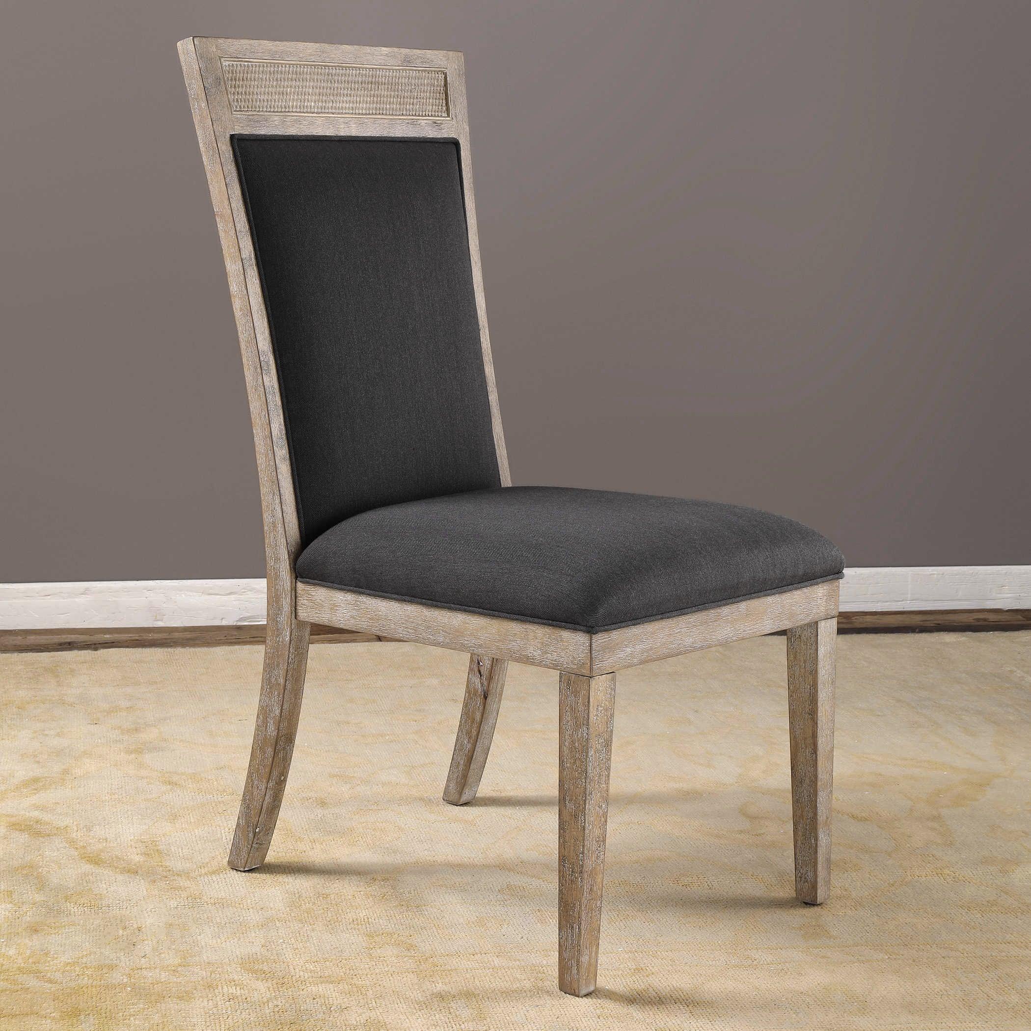 Encore Dark Gray Armless Chair - Frankwebs