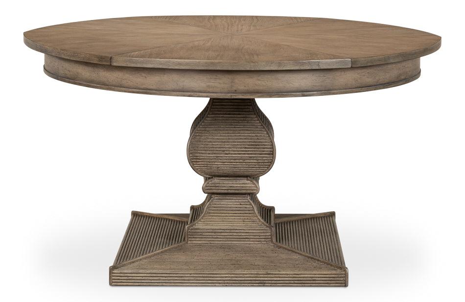 Kelso Equestrian Jupe Dining Table - Grey - Frankwebs