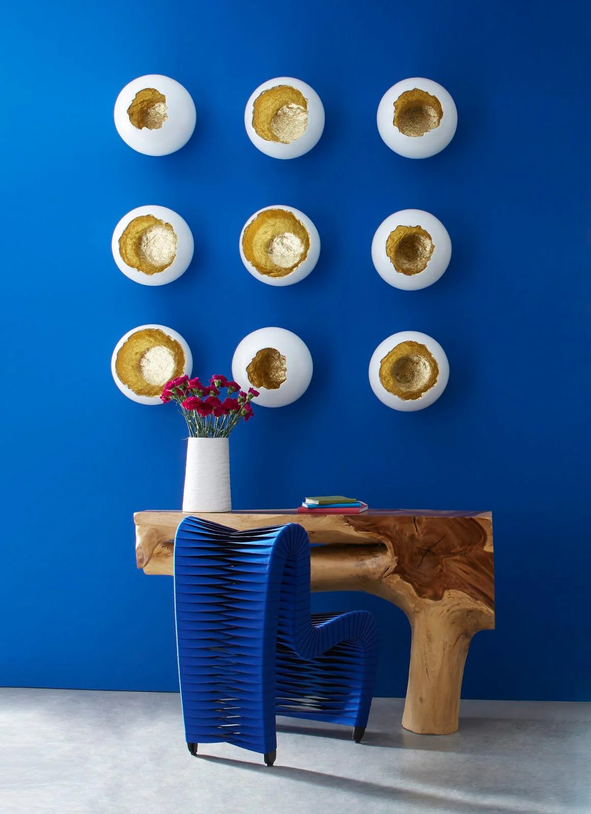 Seat Belt Dining Chair, Blue/Black - Frankwebs