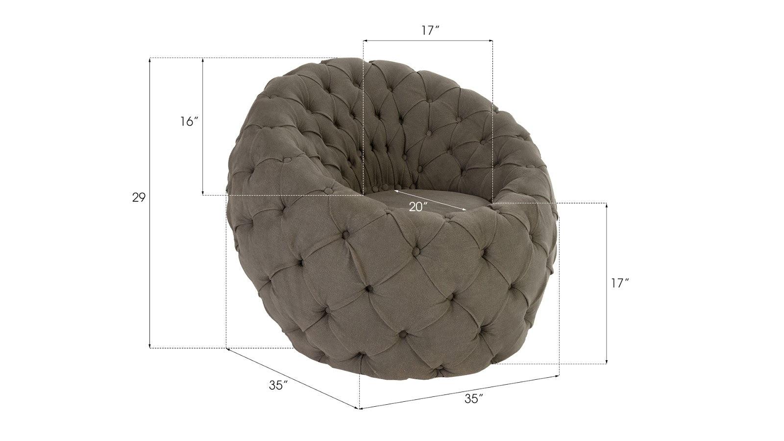 Egg Chair, Ramie Gray - Frankwebs