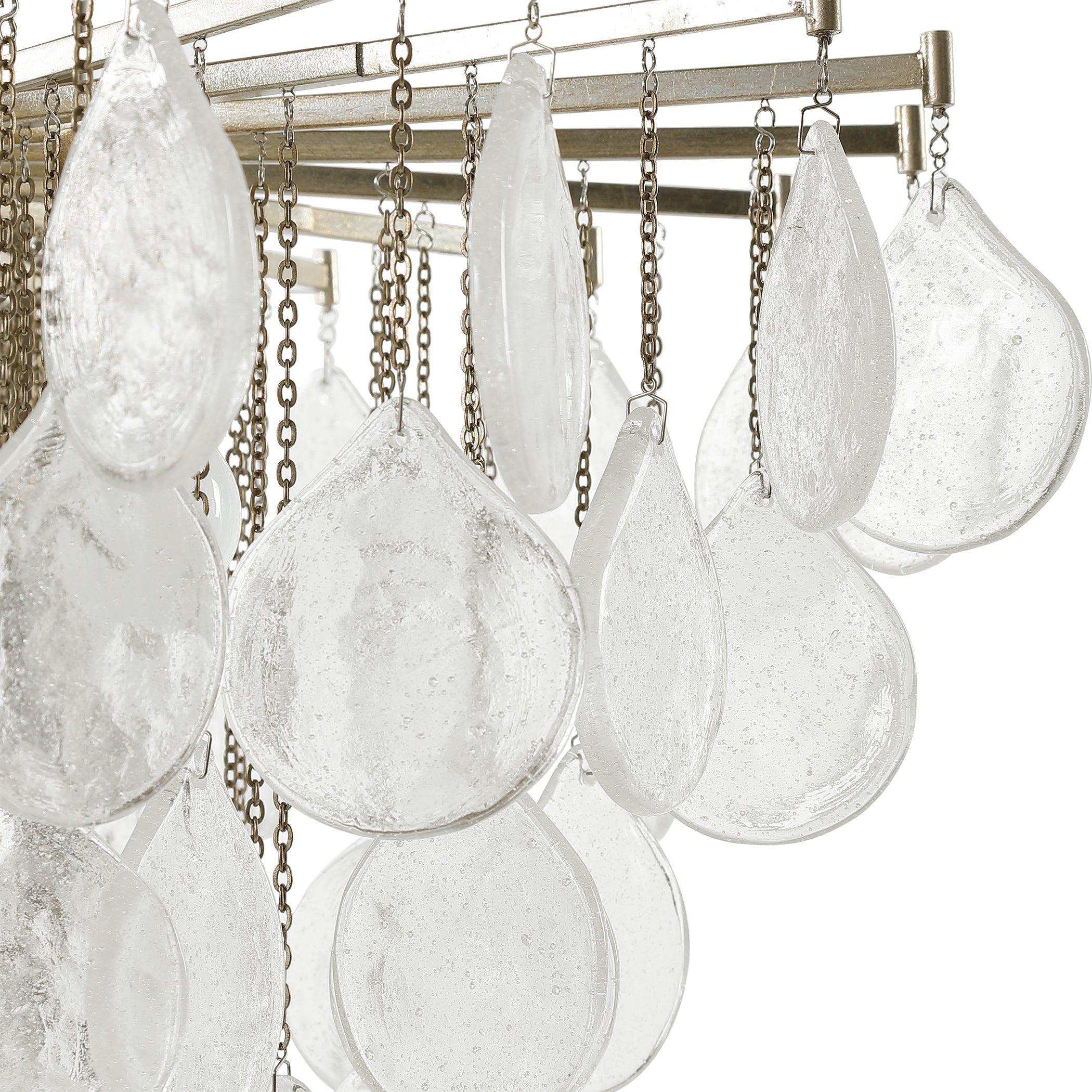 GOCCIA 6 LIGHT TEAR DROP GLASS PENDANT - Frankwebs