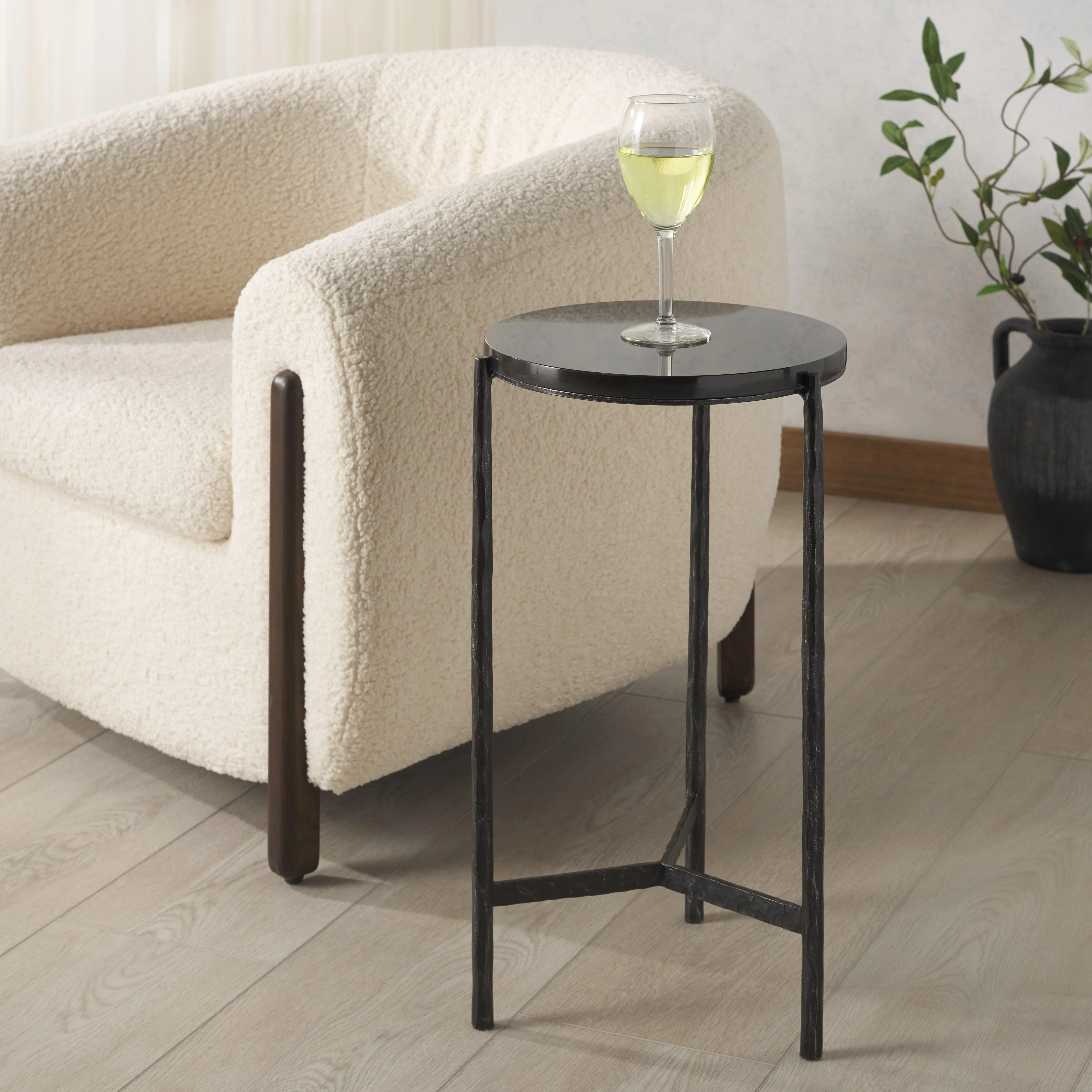 Marylou Marble Top Drink Table - Frankwebs