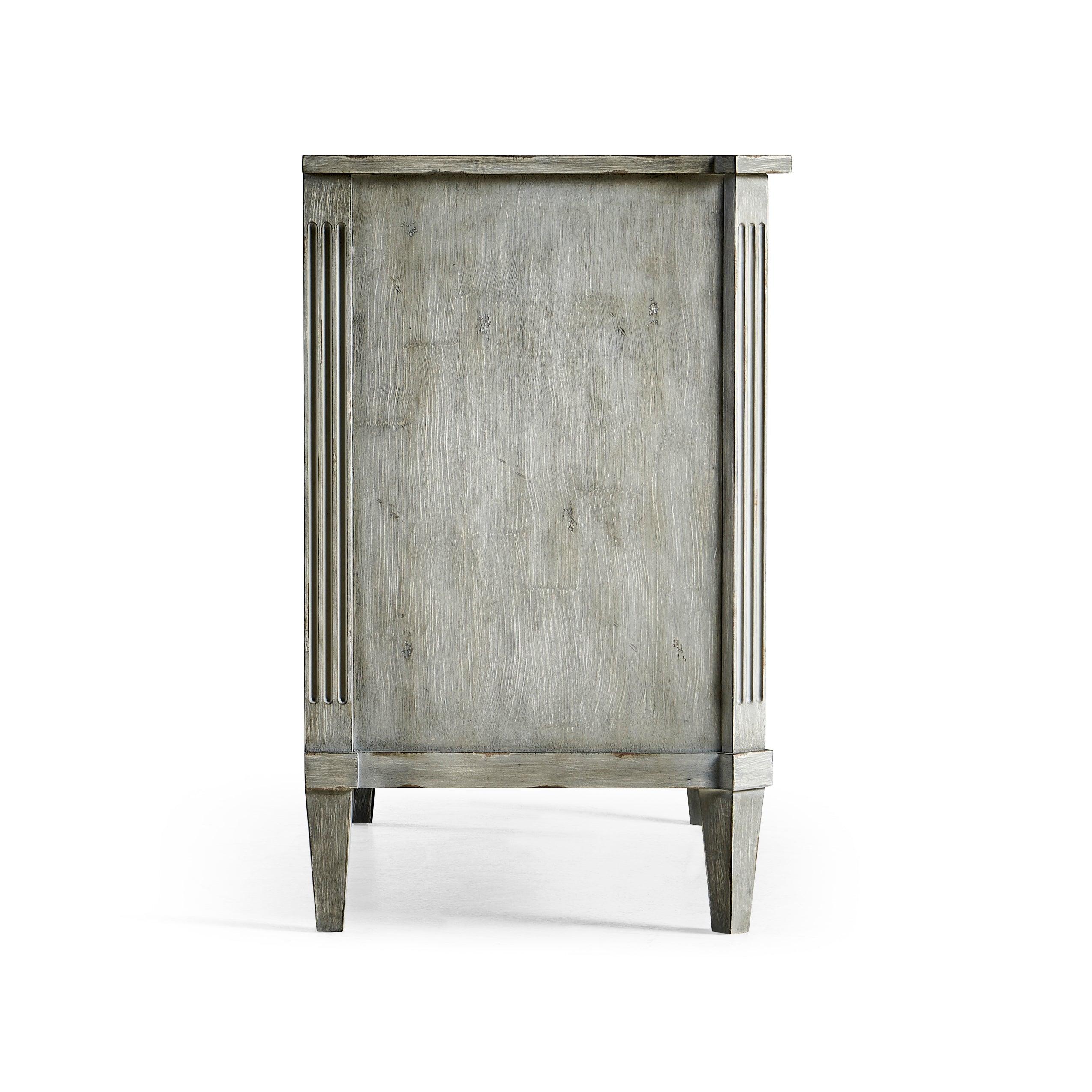 Timeless Aeon Swedish Drawer Chest in Antiqued Grey 38