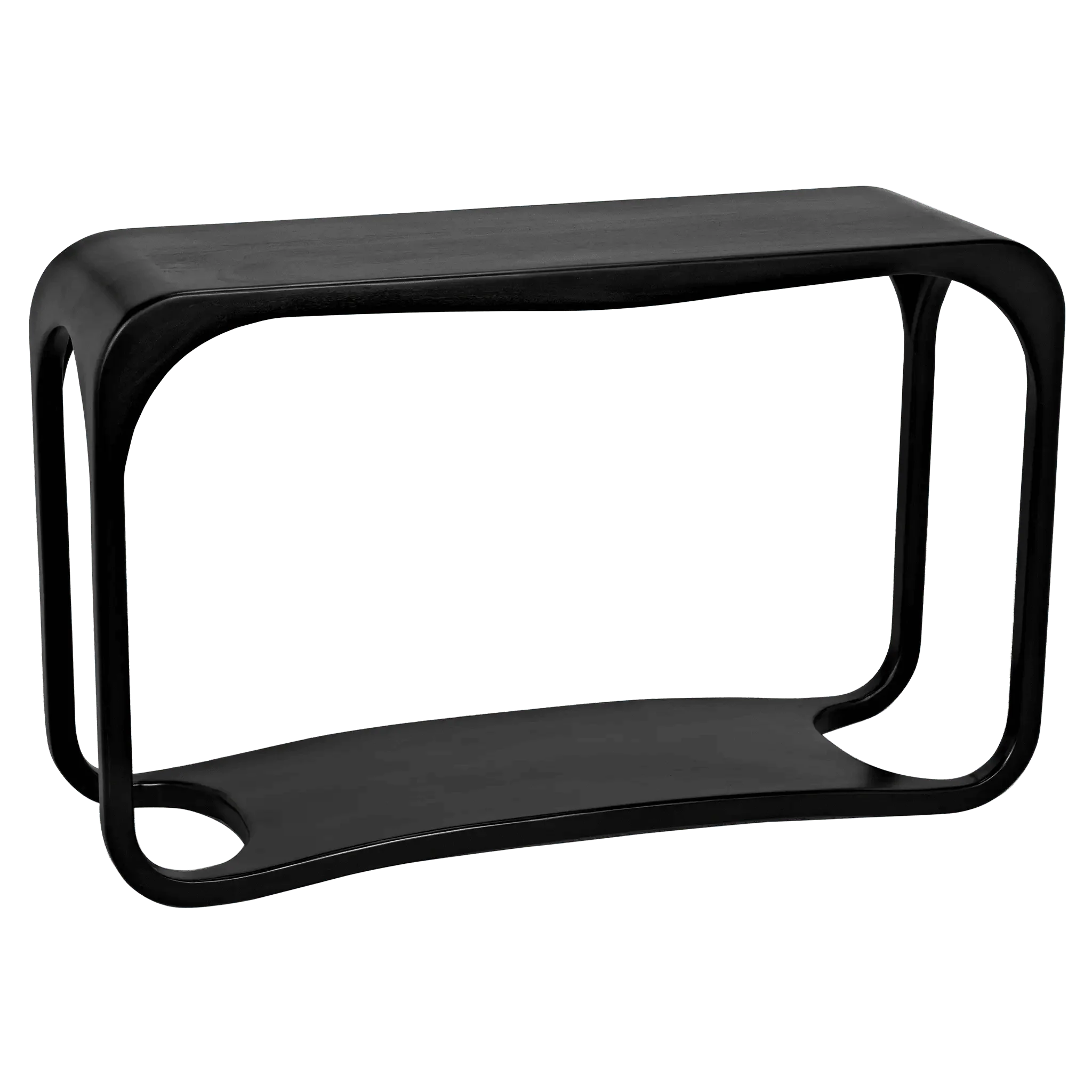 Milena Console, Hand Rubbed Black - Frankwebs